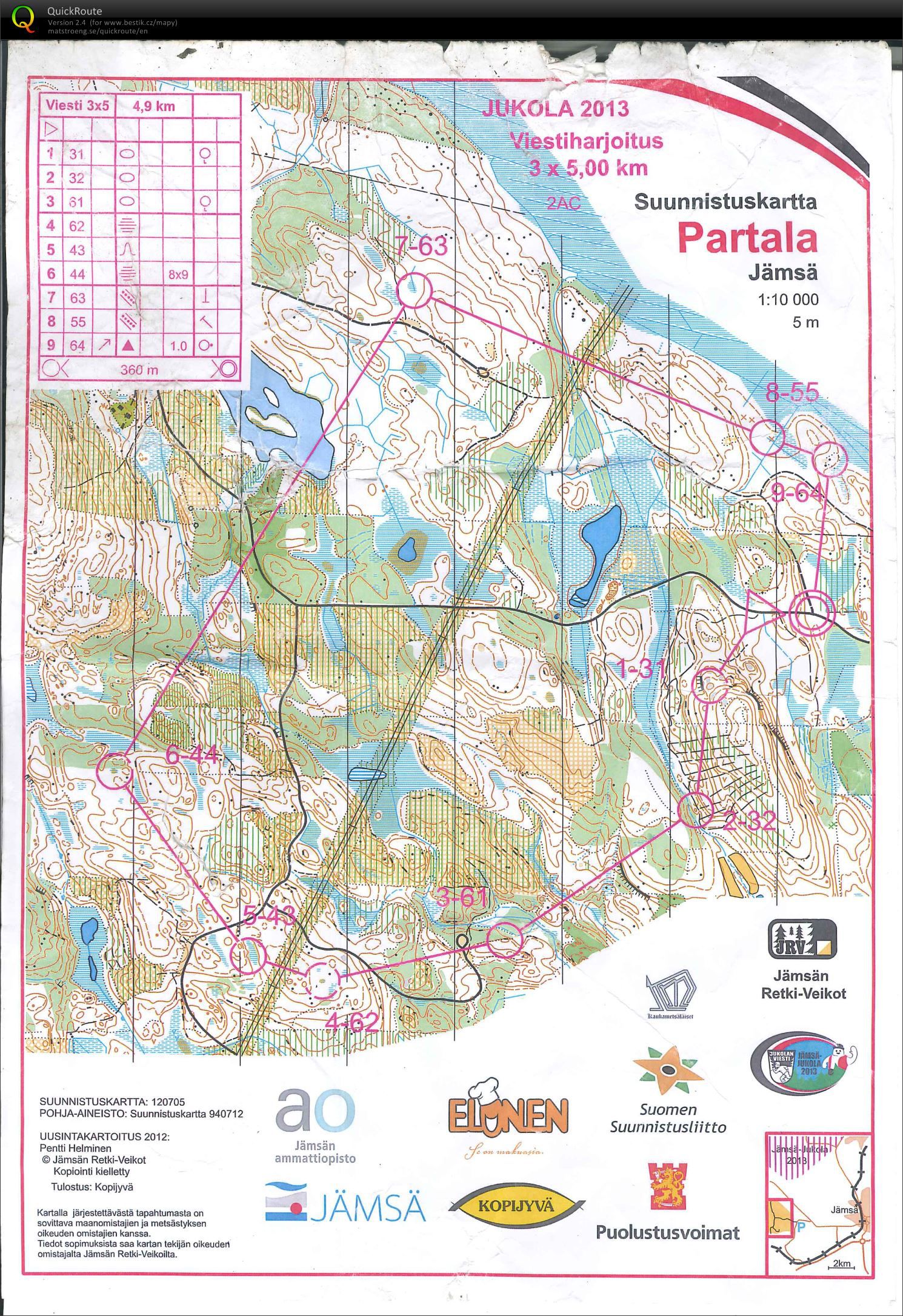 Jukola selection (14.06.2013)