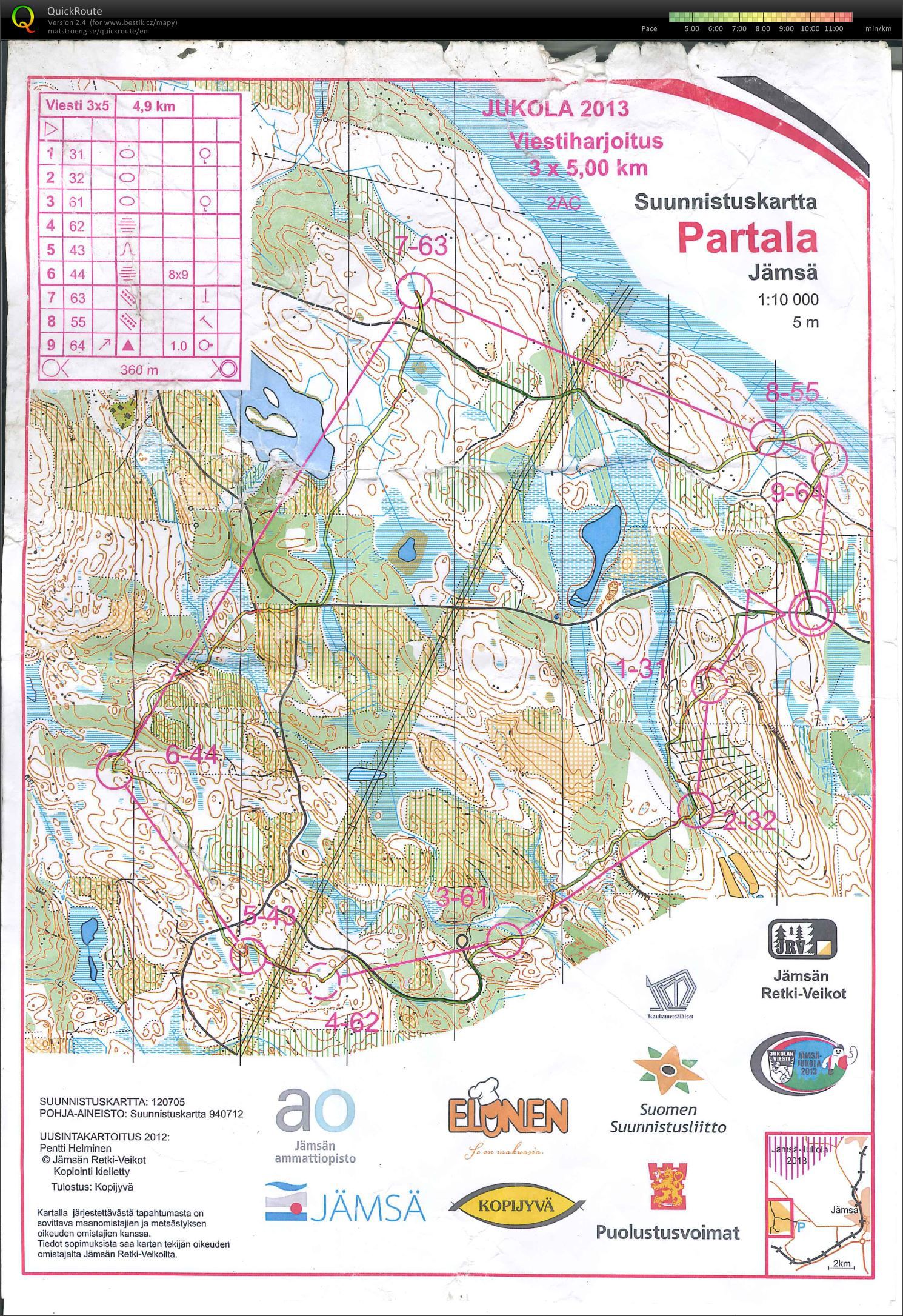 Jukola selection (14.06.2013)