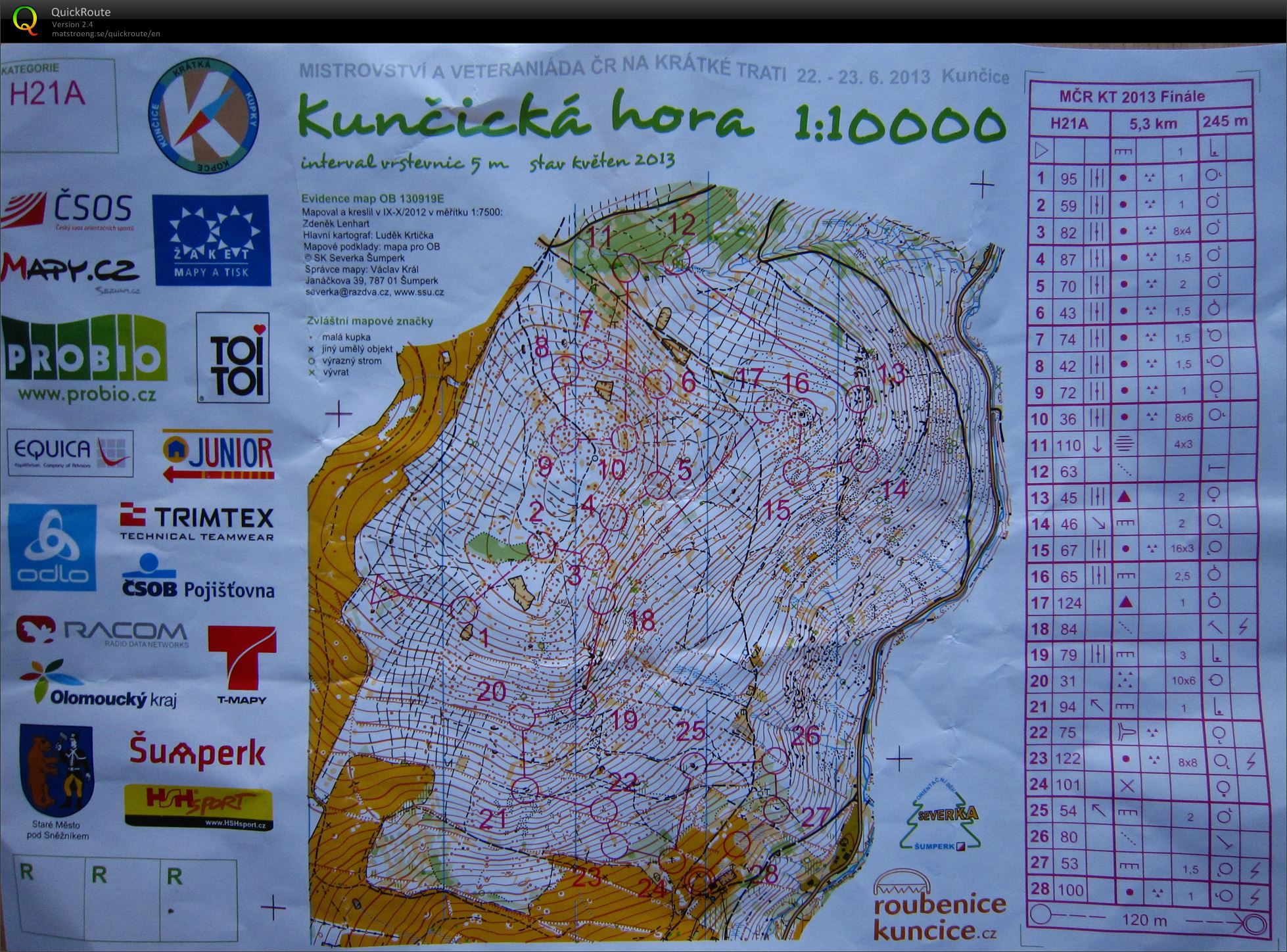 MČR krátká trať - finále (23.06.2013)