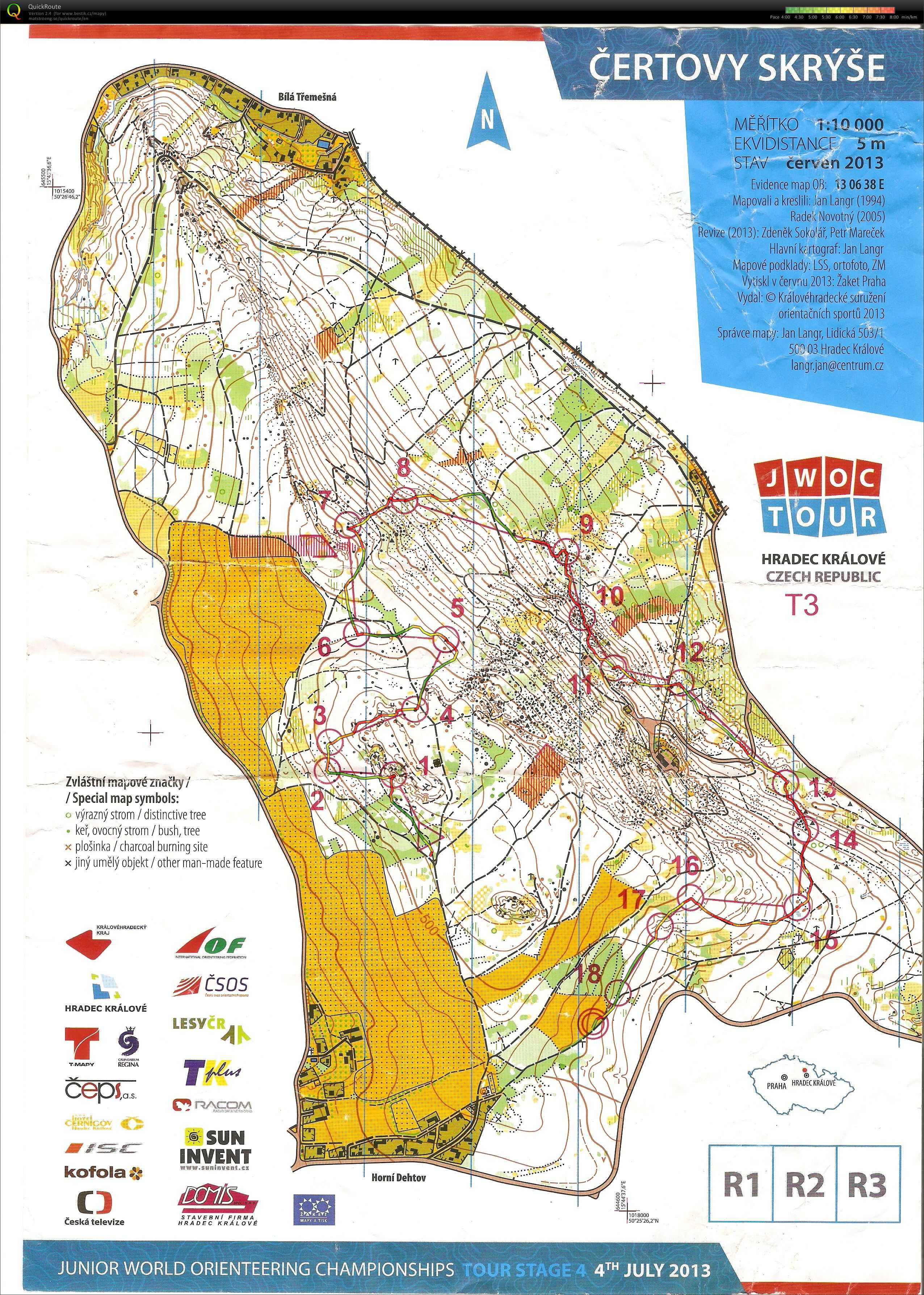 4. etapa JWOC tour (T3) (04.07.2013)