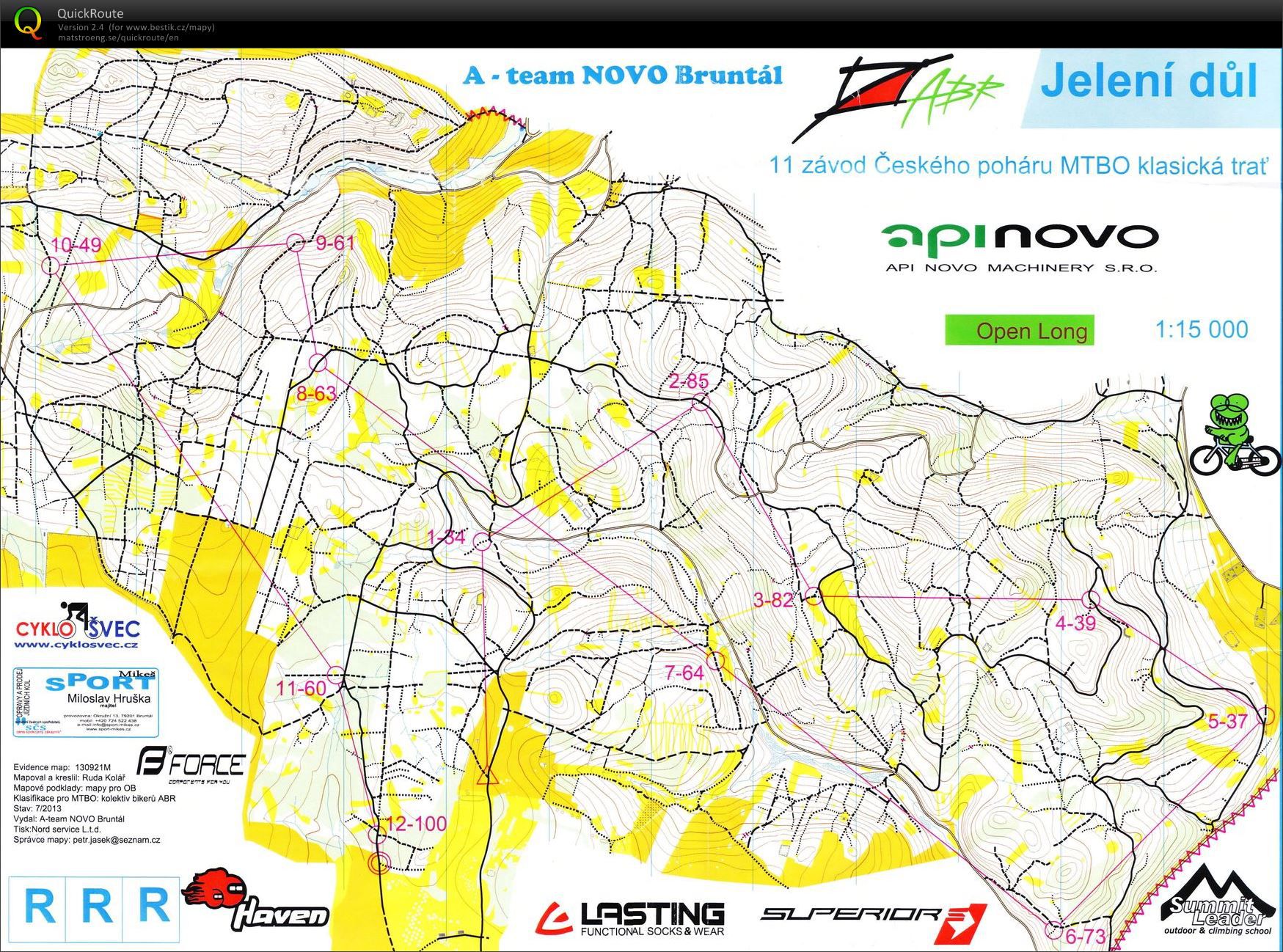11. závod ČP MTBO (10.08.2013)