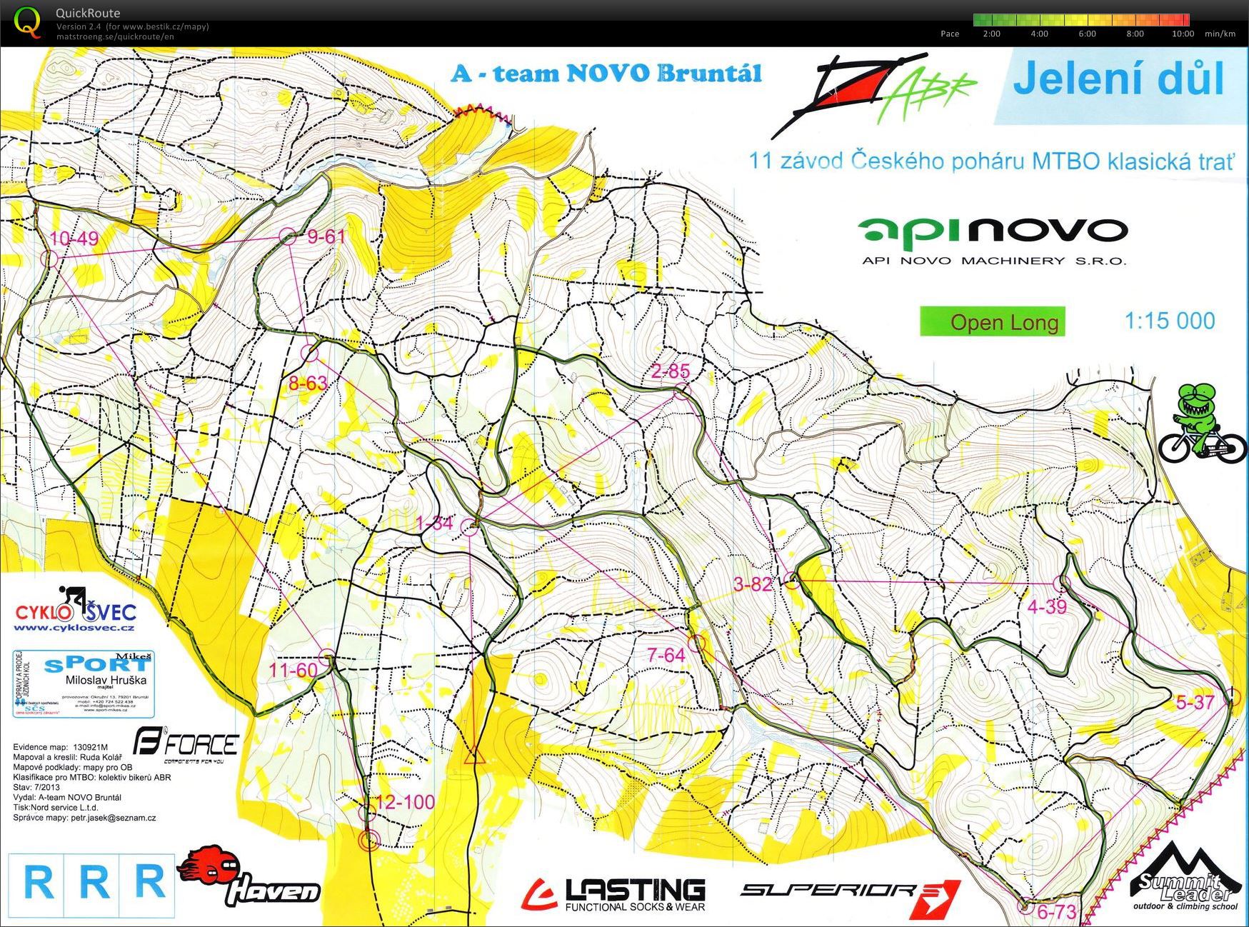 11. závod ČP MTBO (10.08.2013)