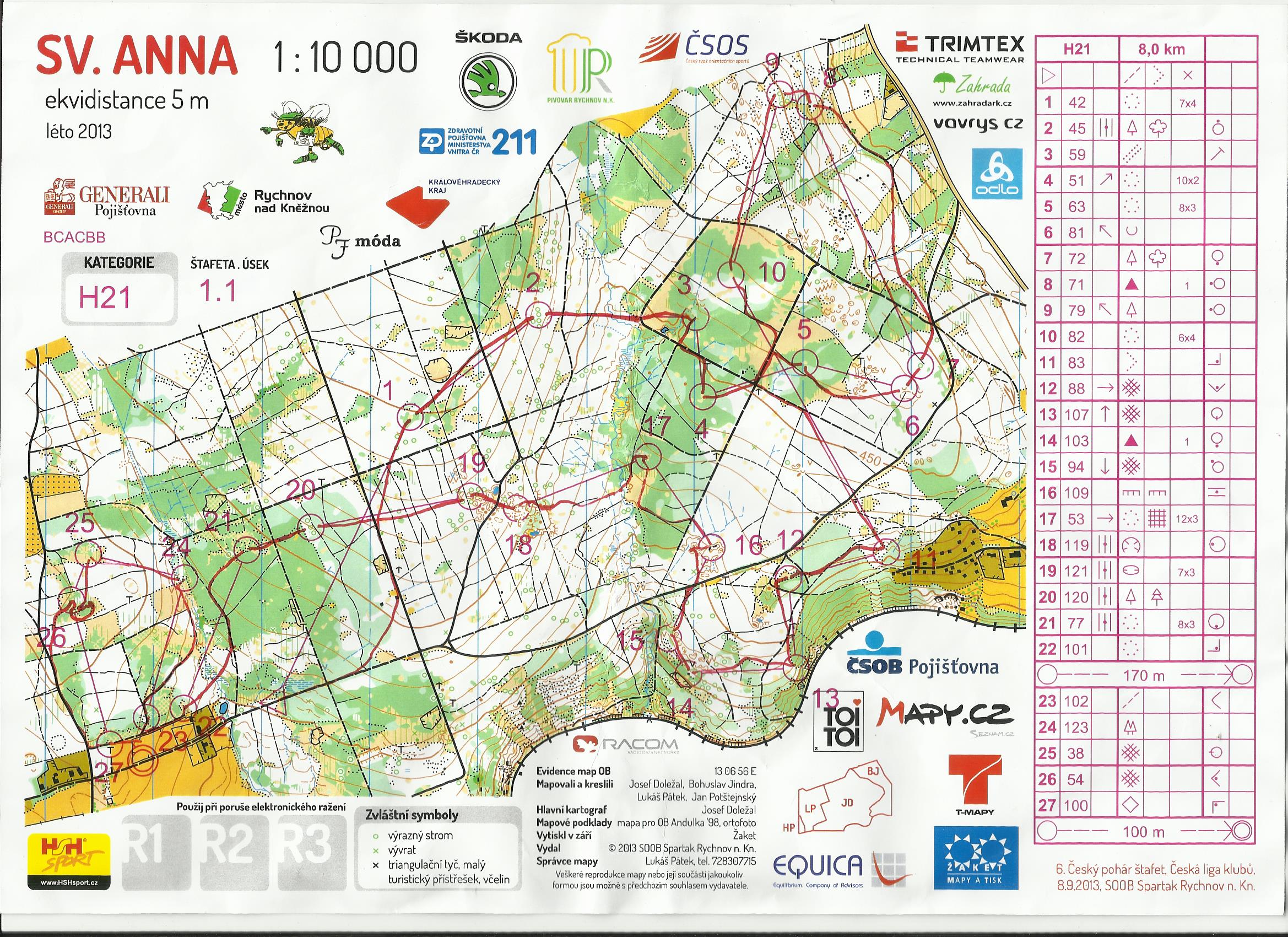 Český pohár štafet Rychnov n. K. neděle_H21 (08.09.2013)