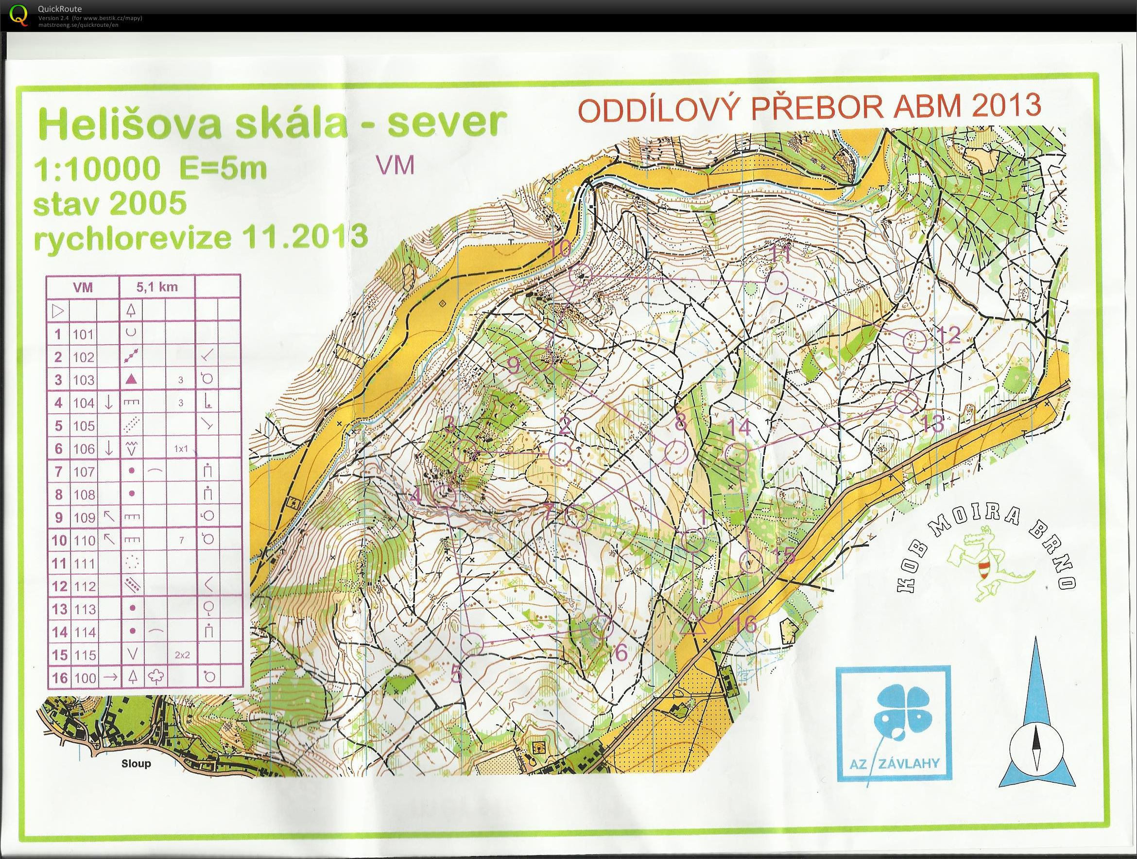 Oddílový přebor - etapa 1 (09.11.2013)