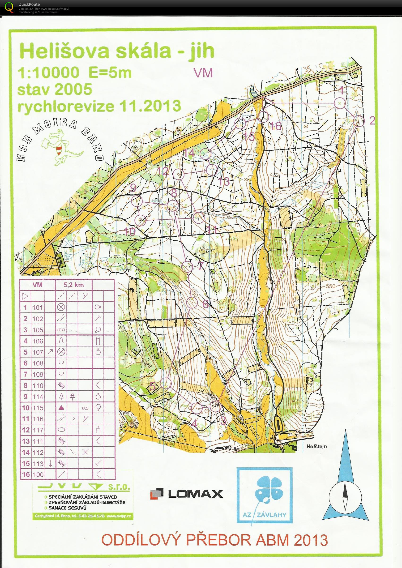 Oddílový přebor - etapa 2 (10.11.2013)