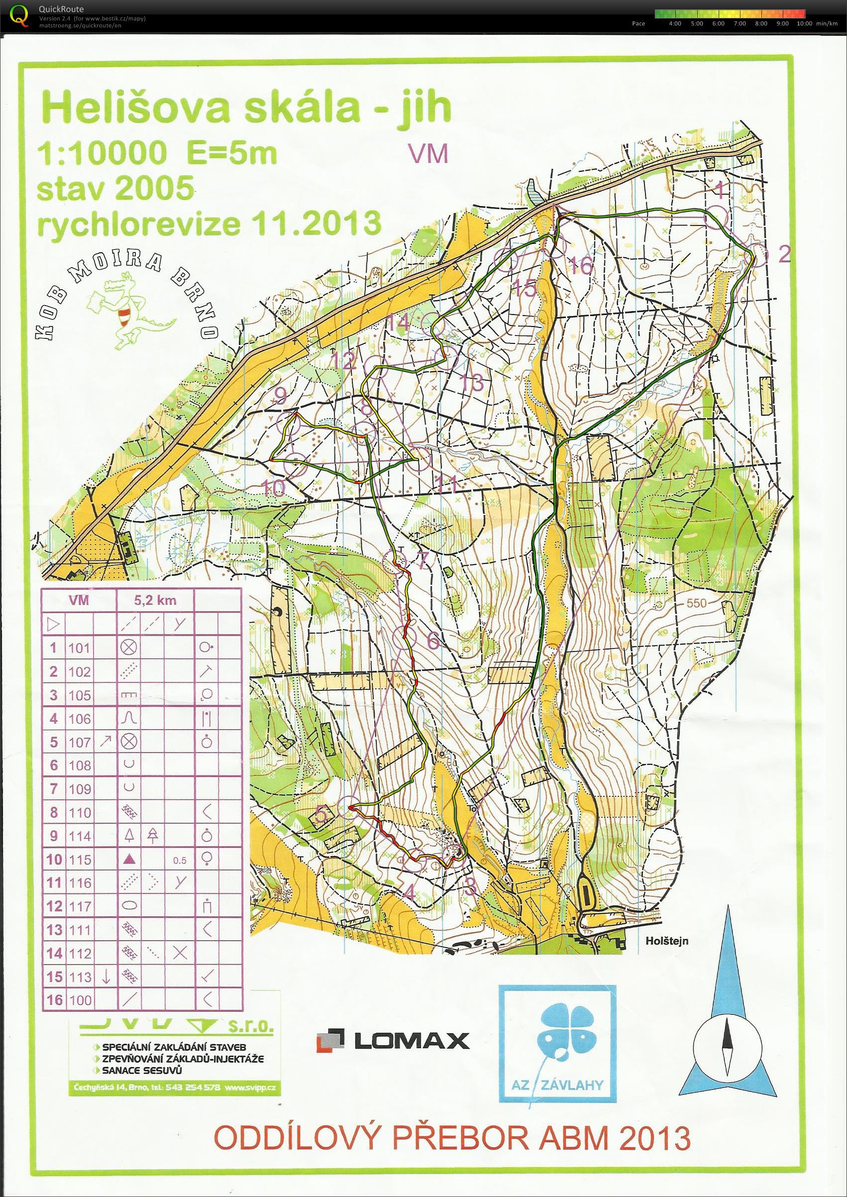 Oddílový přebor - etapa 2 (10.11.2013)