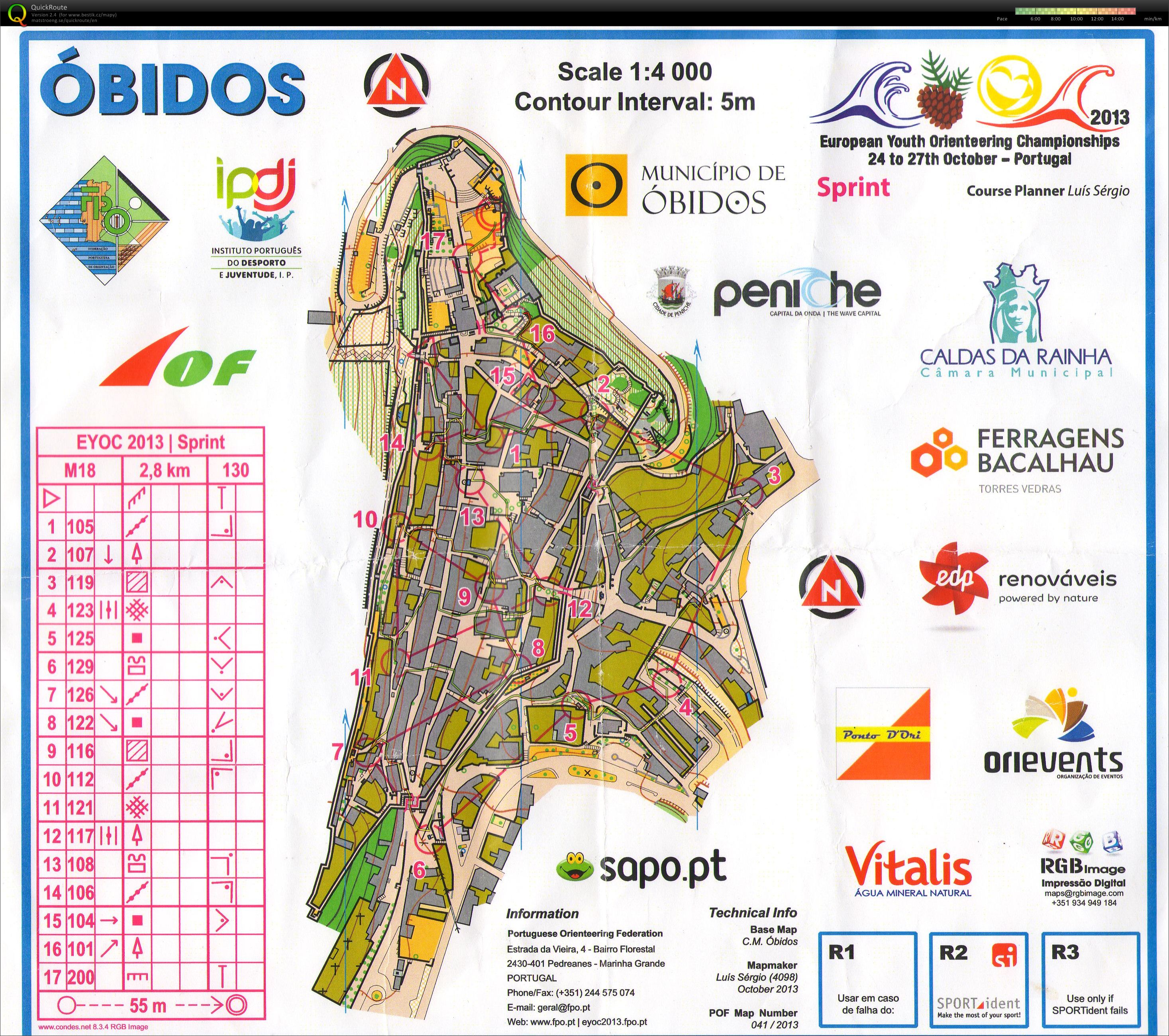 EYOC 2013 - sprint (25.10.2013)