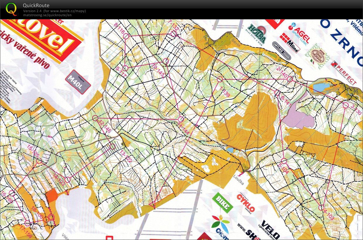 ČP MTBO Vilémov u Litovle (08.09.2013)