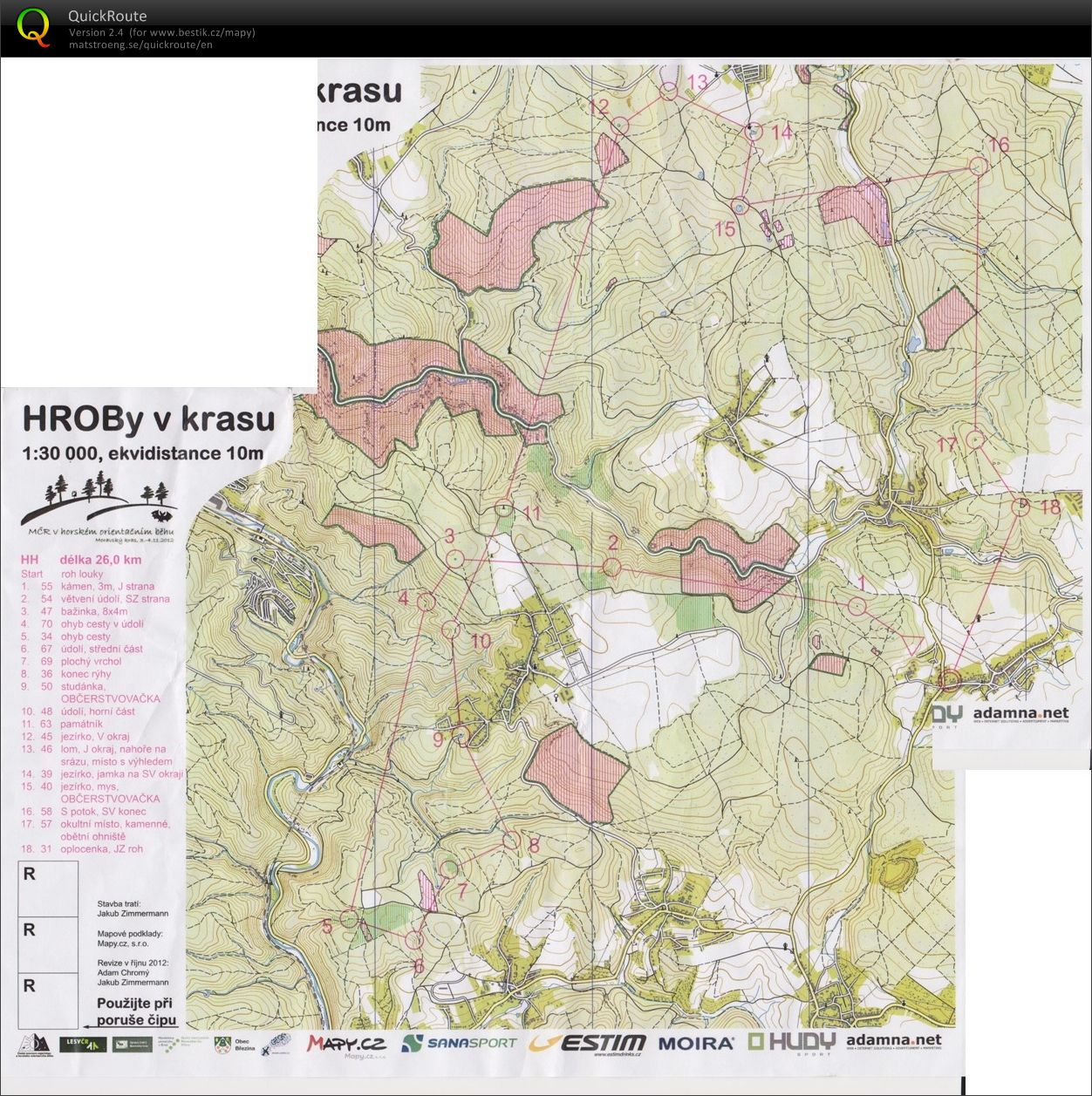 MČR HROB 2012, neděle (04.11.2012)