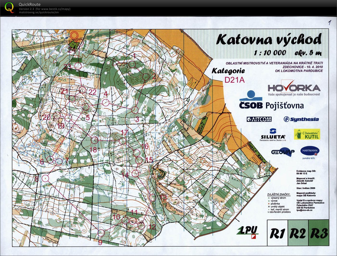 Majstrovstvá Východočeskej oblasti krátka trať (10.04.2010)