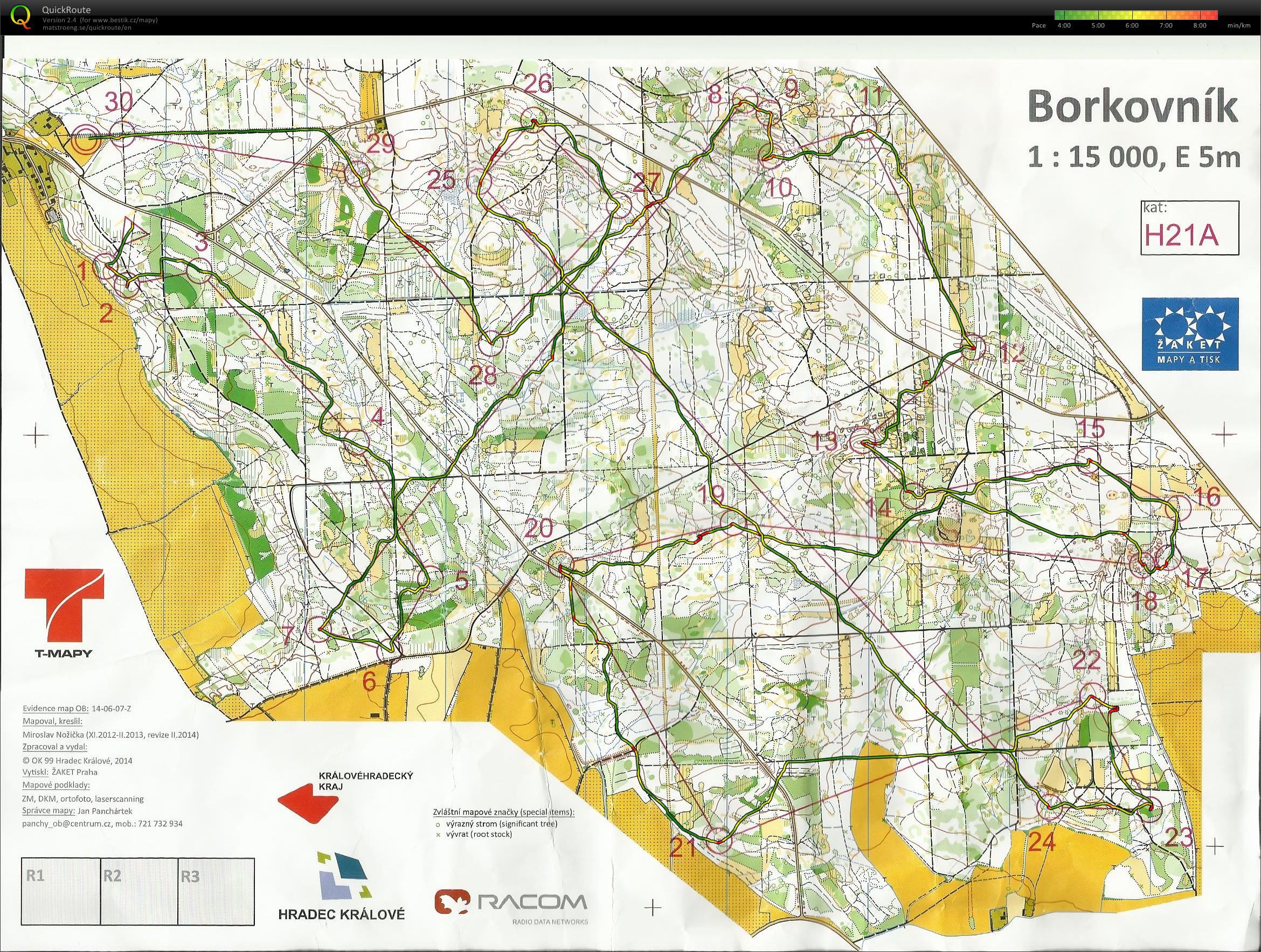 Jarní pohár - dlouhá trať (H21A) (22.03.2014)