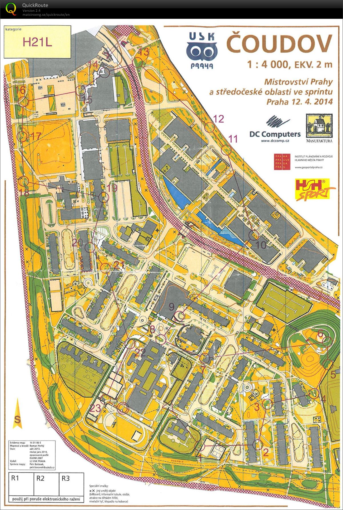 PP sprint - Praha, Chodov (12.04.2014)