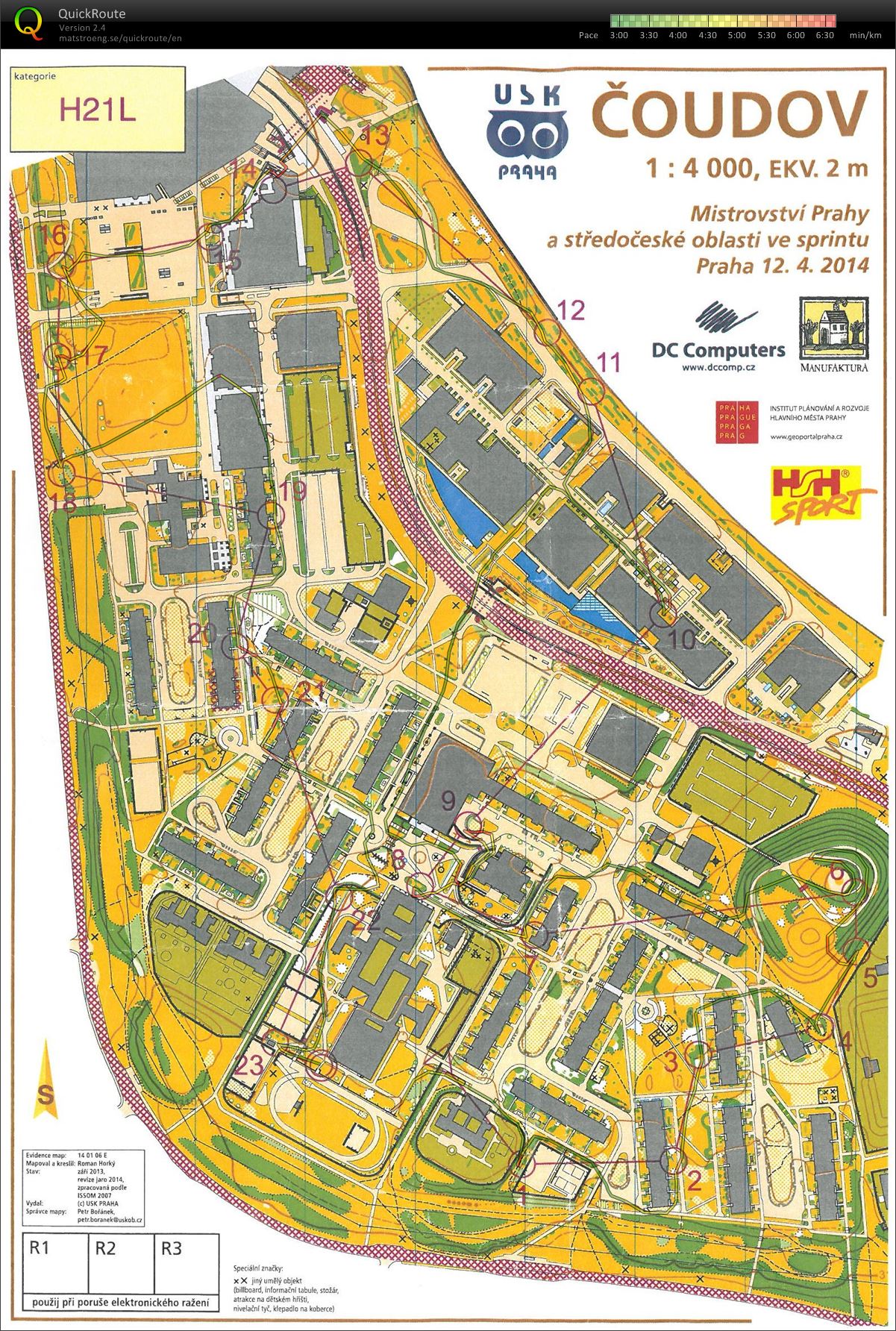 PP sprint - Praha, Chodov (12.04.2014)