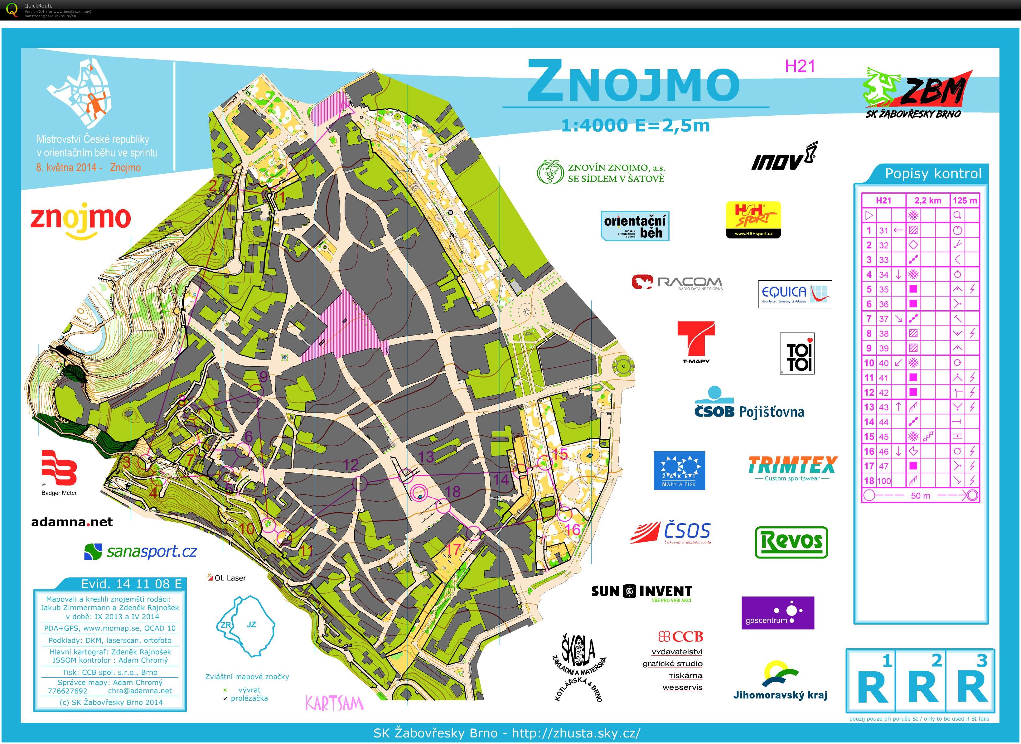 MČR sprint Znojmo (H21A) (08.05.2014)