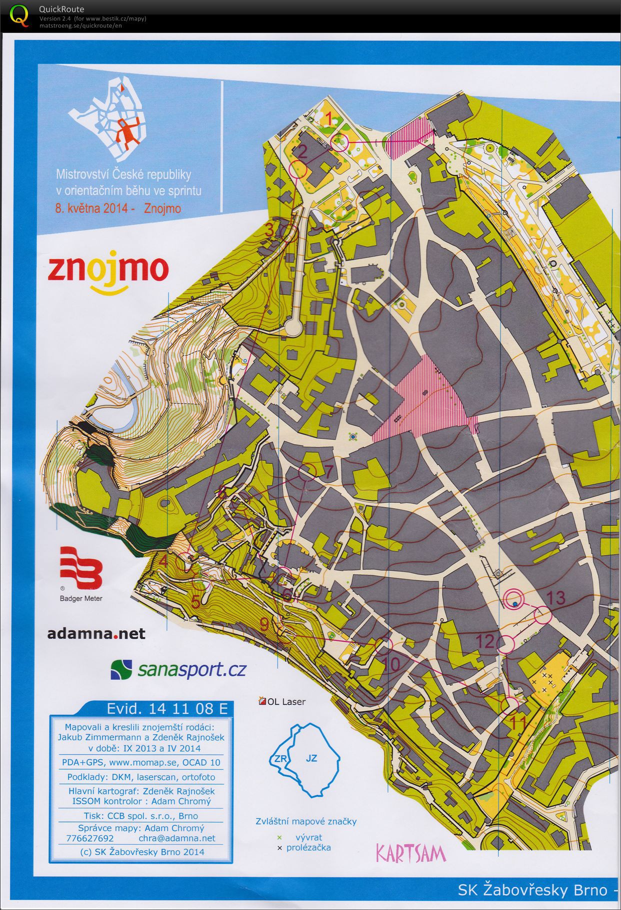 MČR sprint (08.05.2014)