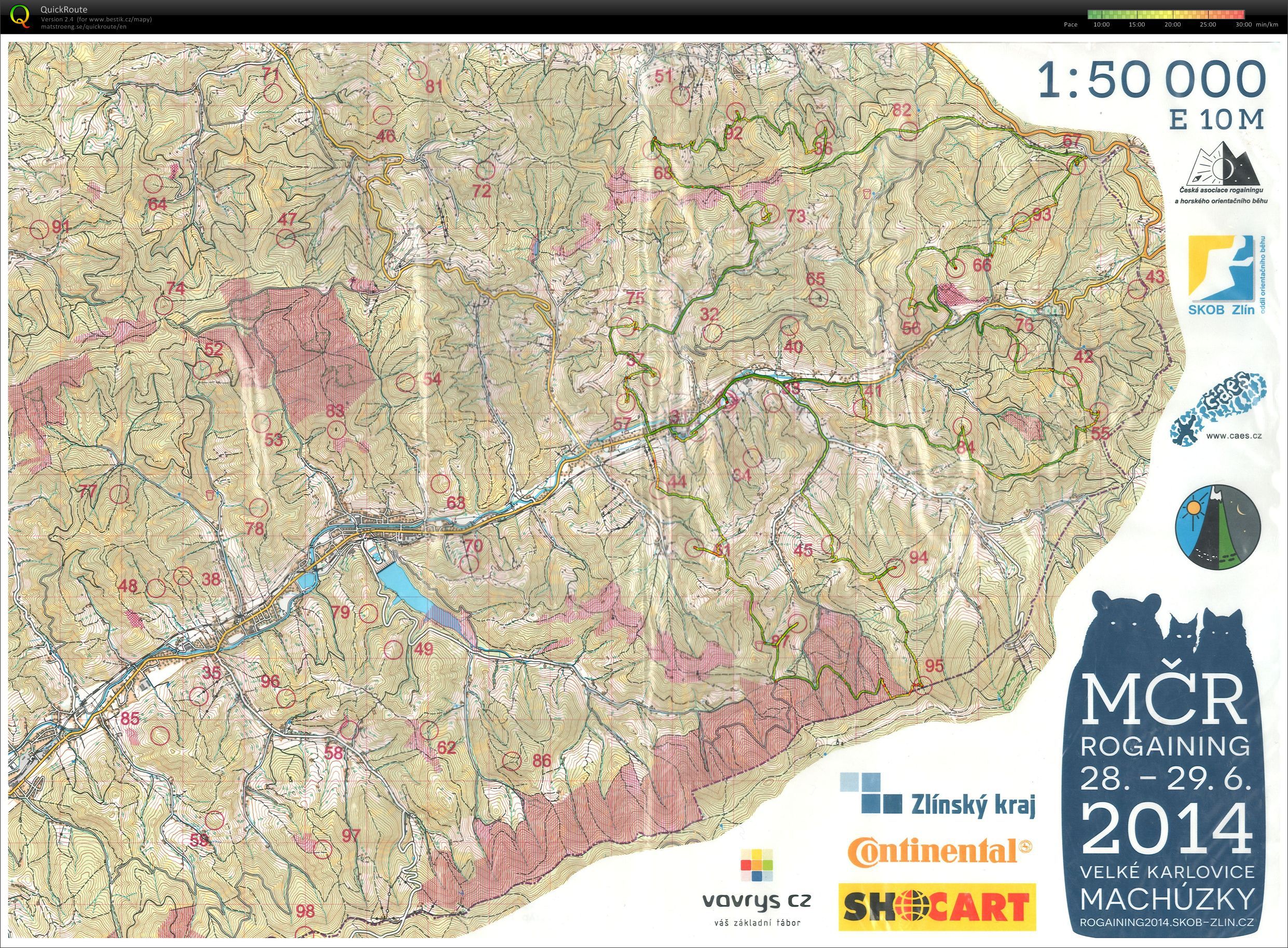 MČR Rogaining 2014 (28.06.2014)
