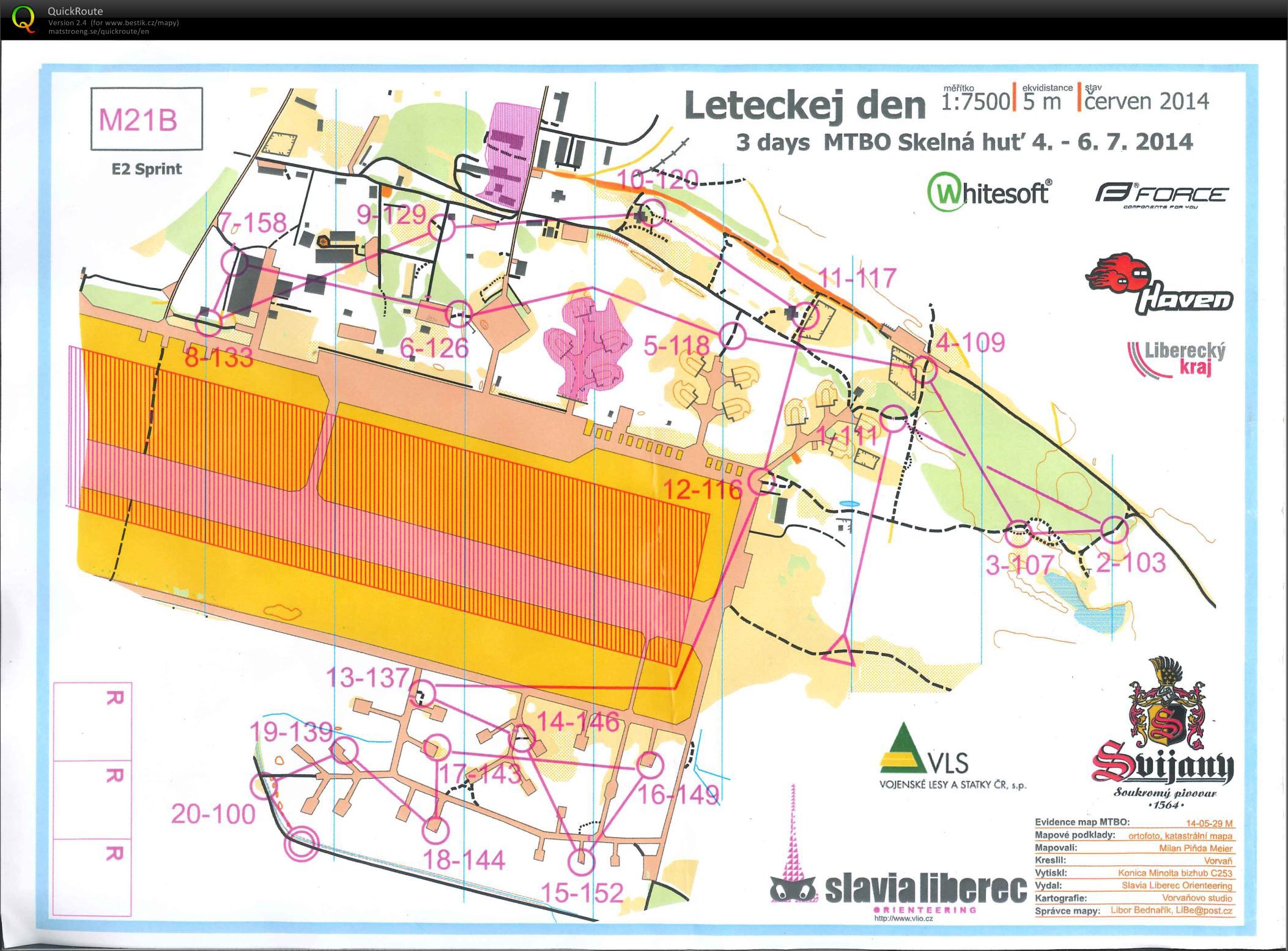 ČP MTBO - sprint (05.07.2014)