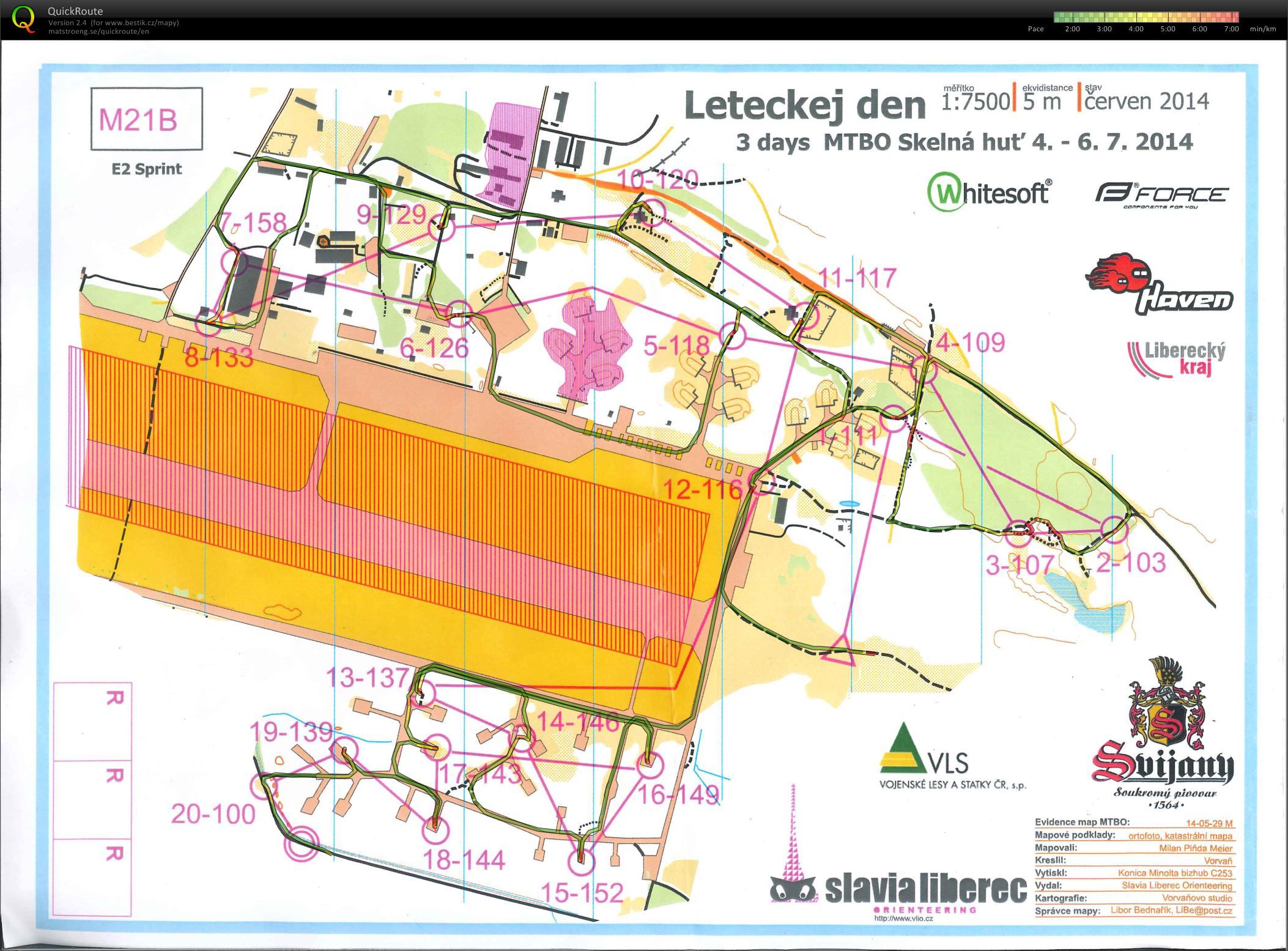 ČP MTBO - sprint (05.07.2014)
