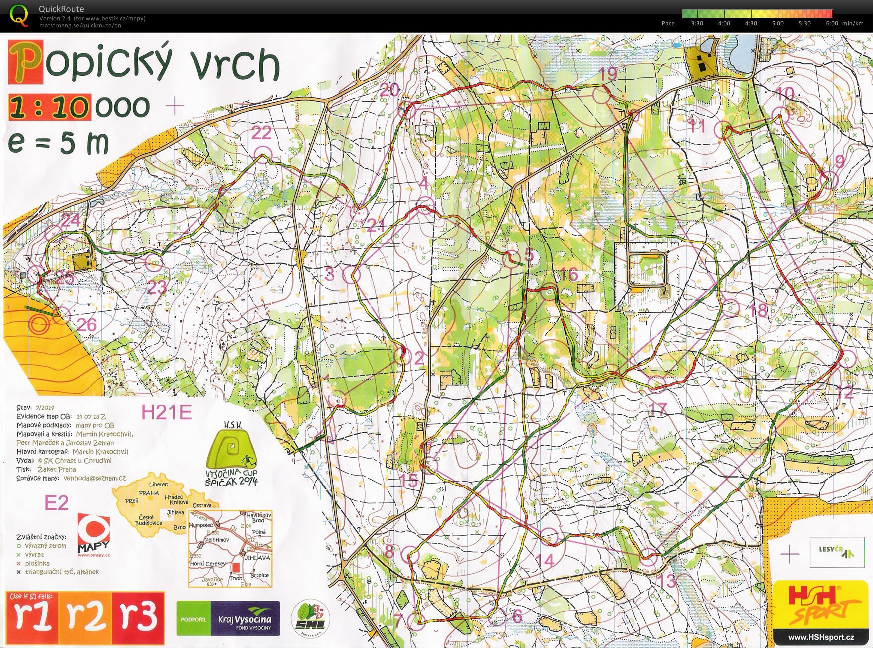 H.S.H. Vysočina cup, E2 (19.07.2014)