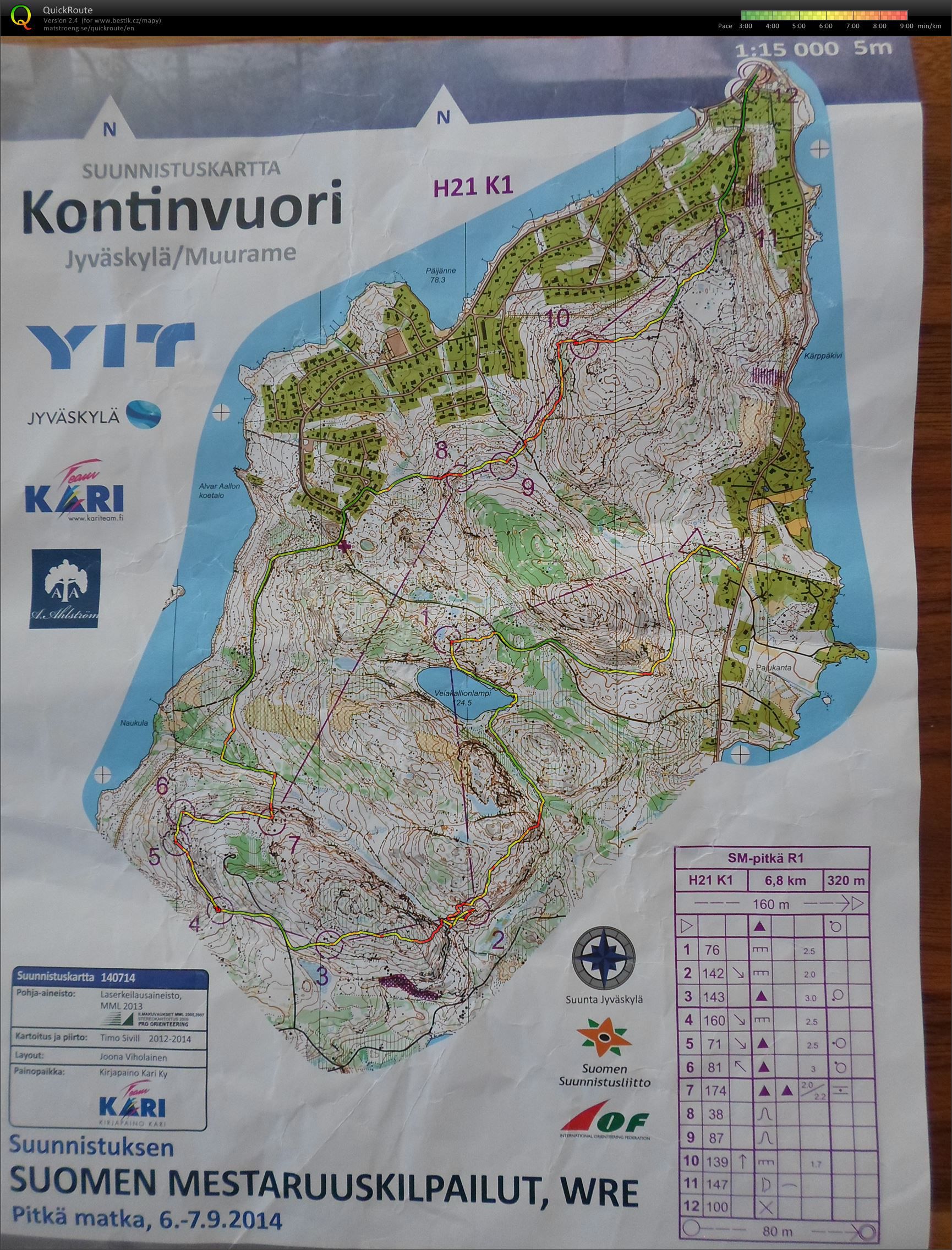 Mistrovství Finska na klasice, kvalifikace (06.09.2014)