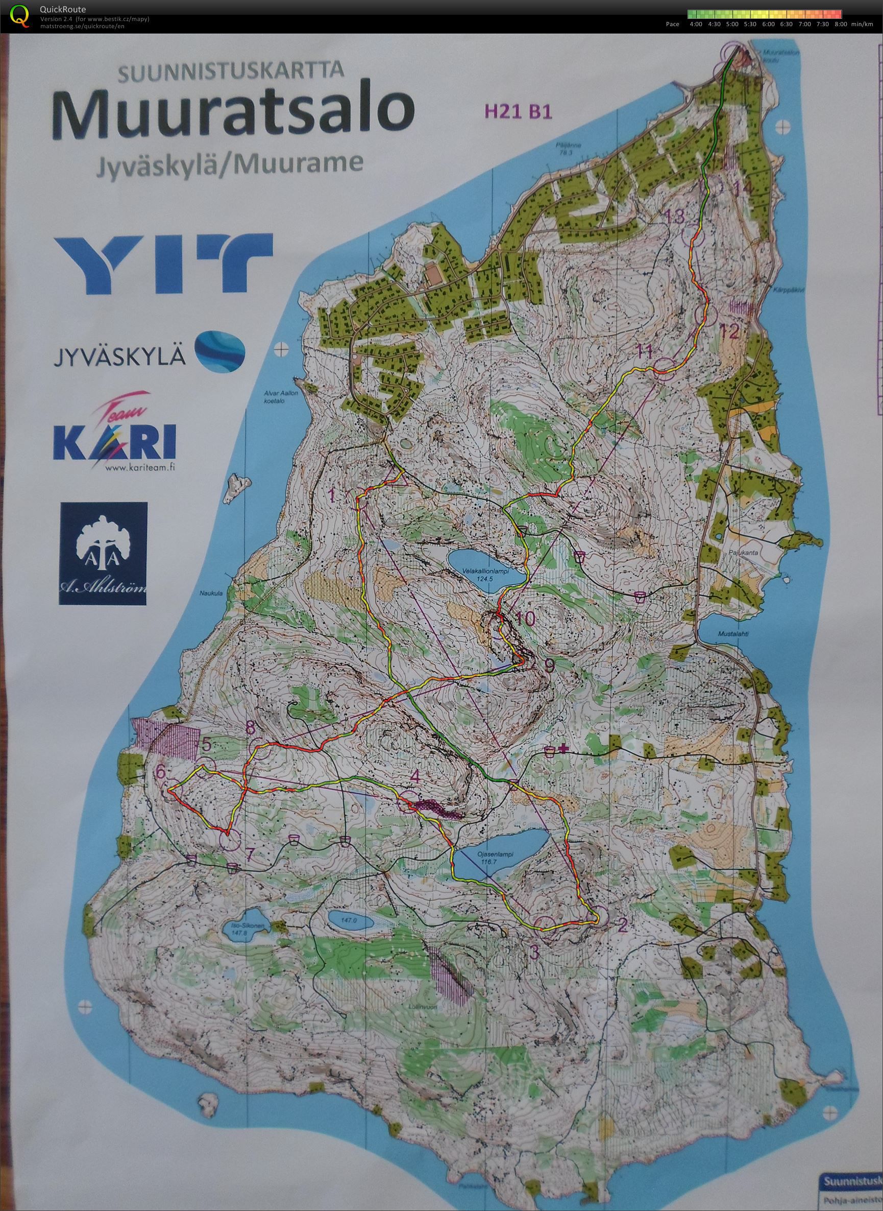 Mistrovství Finska na klasice, finále B1 (07.09.2014)