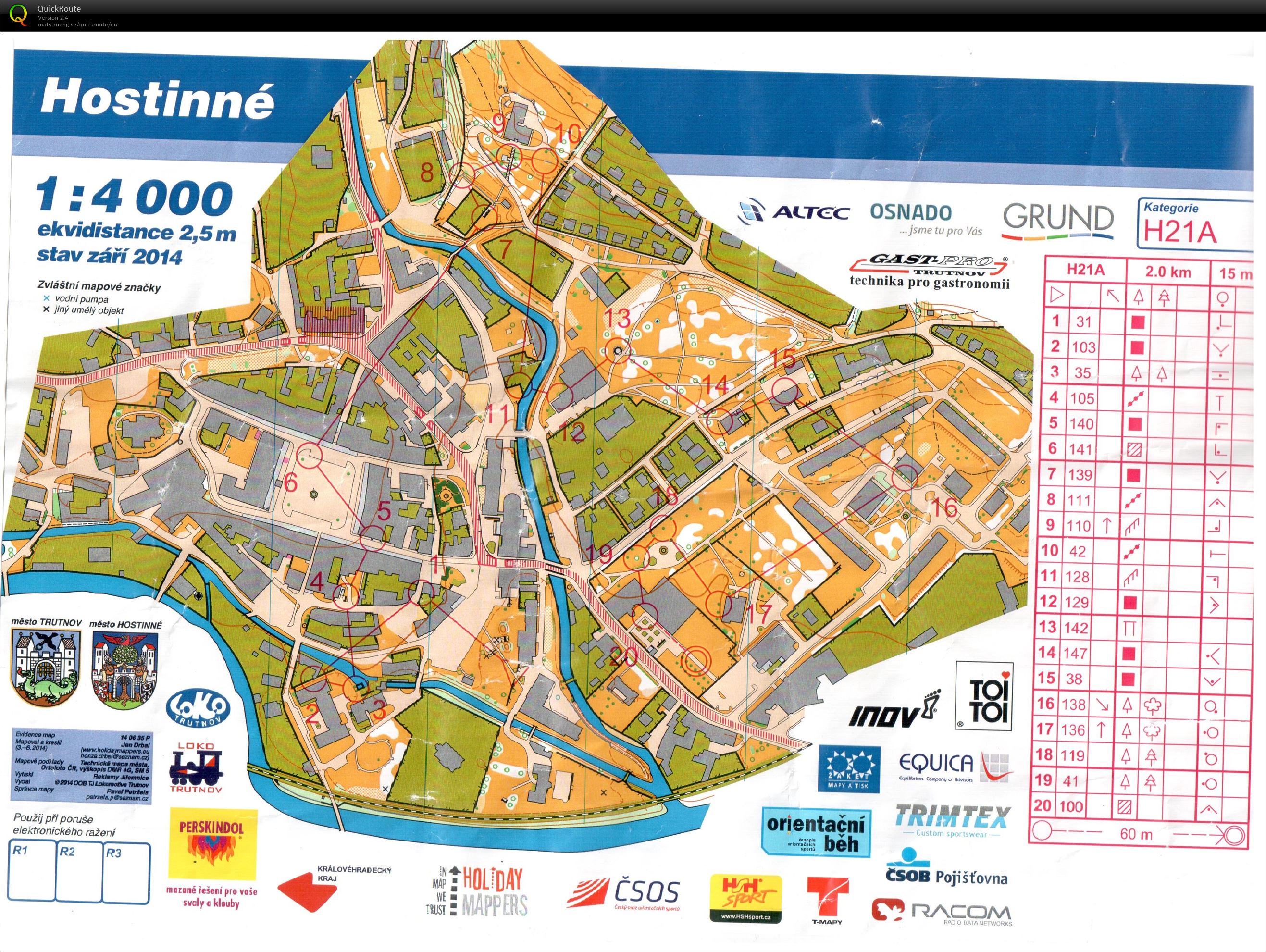 CP sprint Hostinné H21A (13.09.2014)