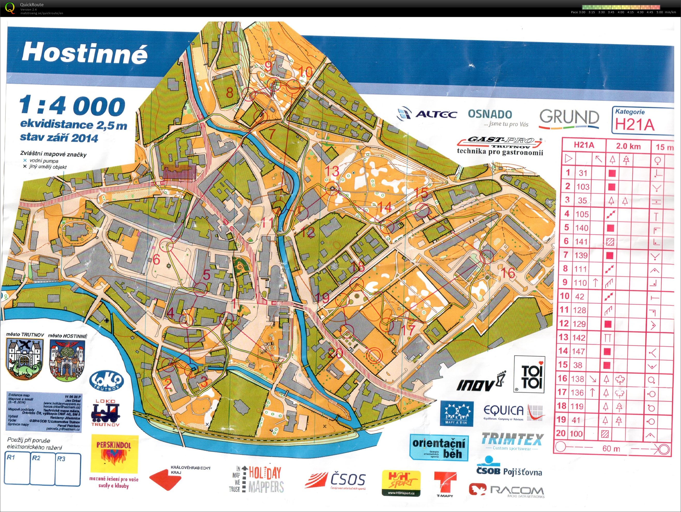 CP sprint Hostinné H21A (13.09.2014)