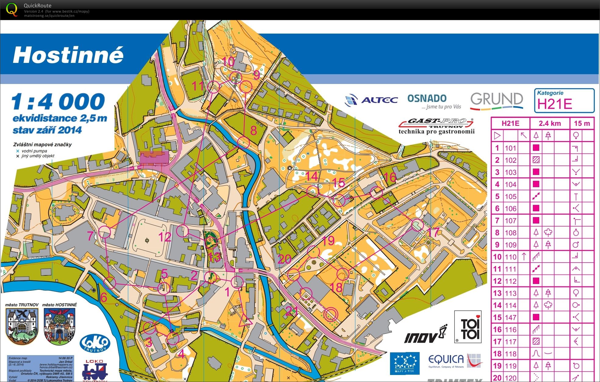 ČP sprint Hostinné (01.09.2014)