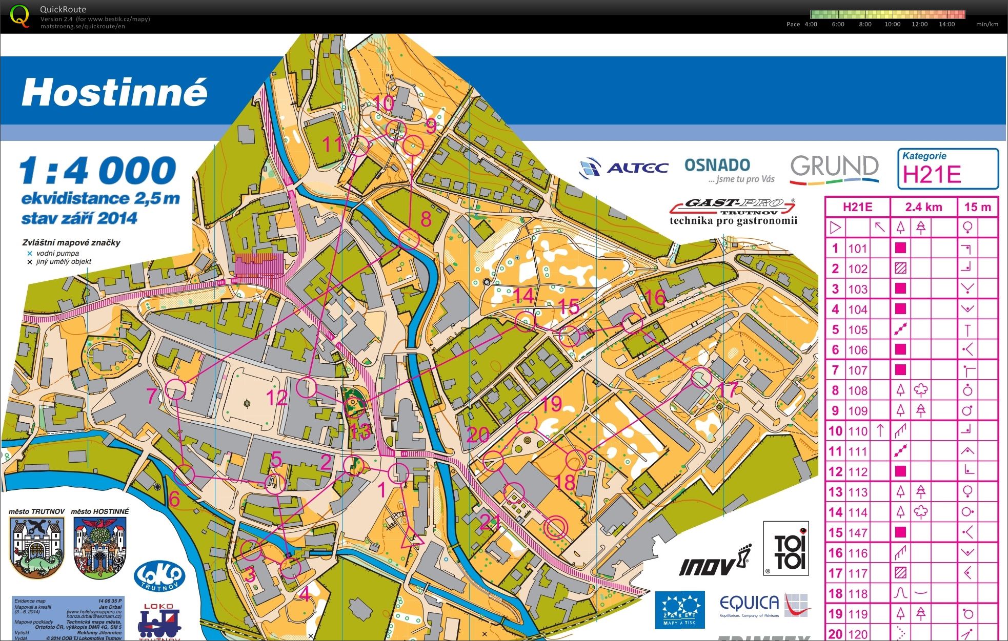 ČP sprint Hostinné (01.09.2014)