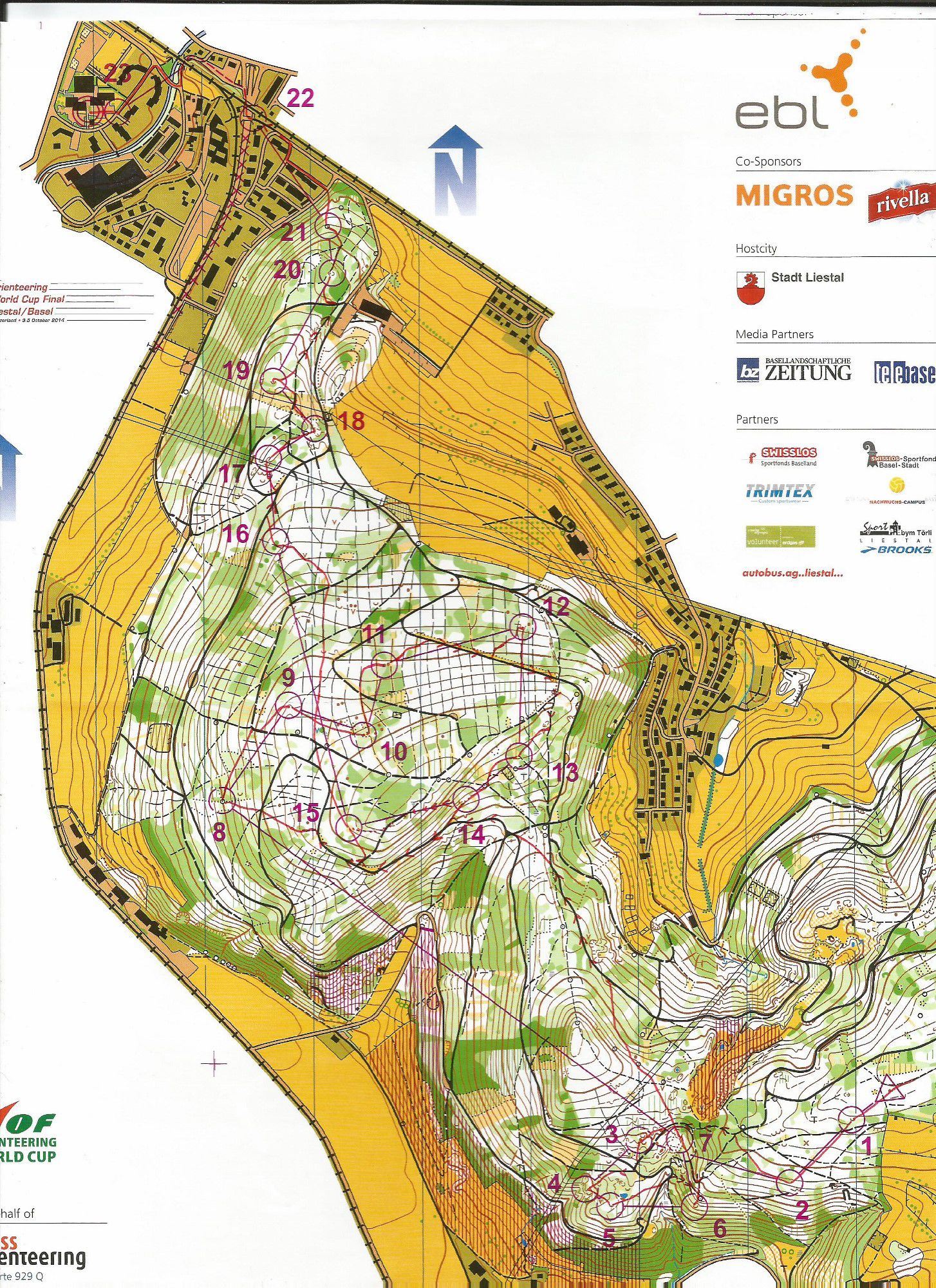 World cup final Middle distance (13.) (06.10.2014)