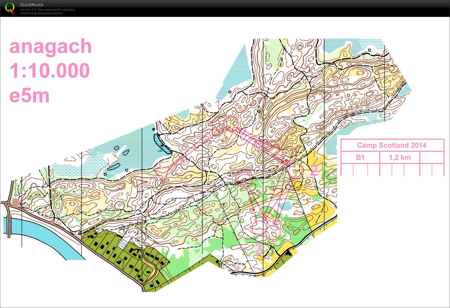 TC Scotland - 06b štafetové úseky (B) (16.10.2014)