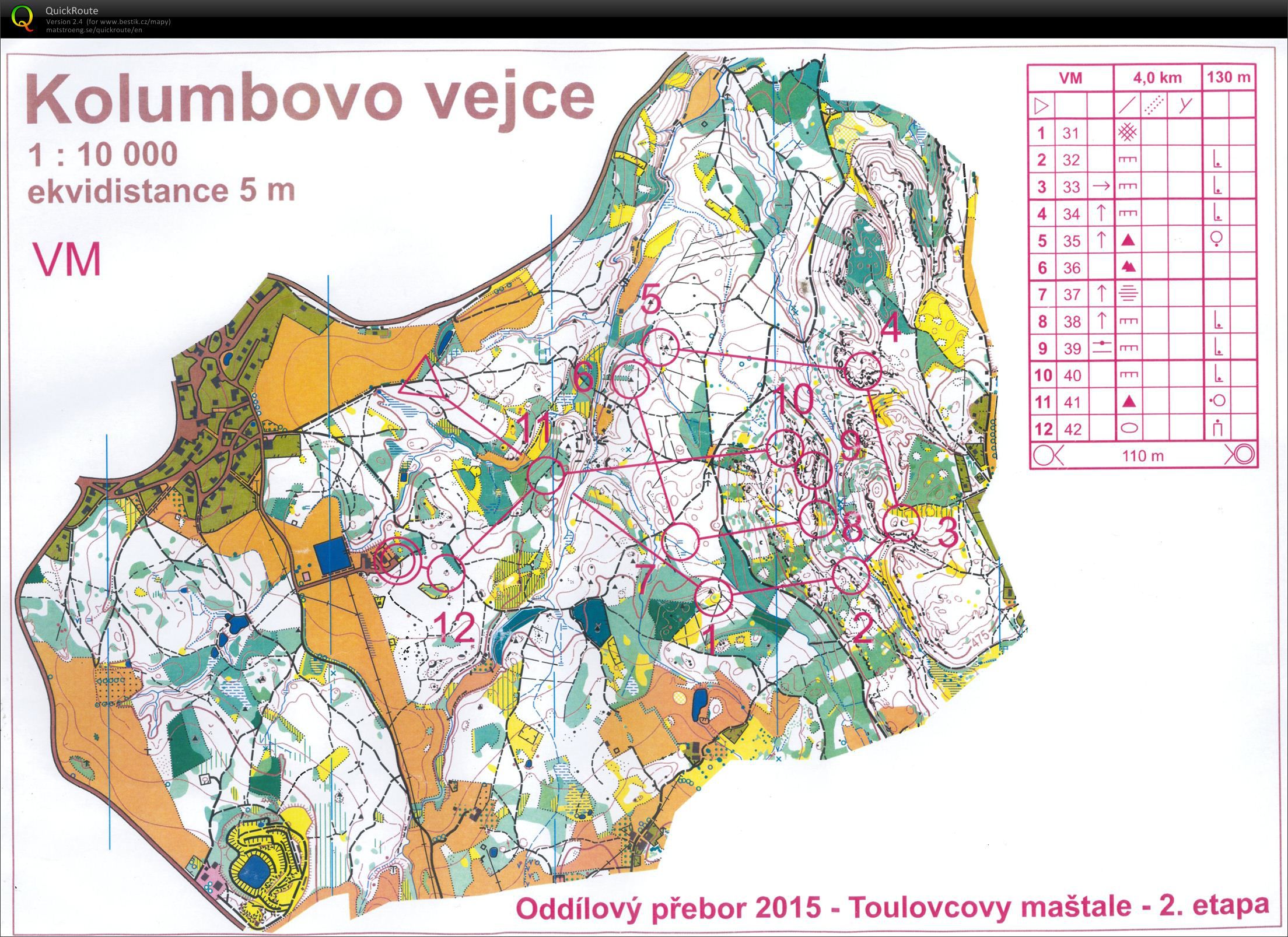 Oddílový přebor: E2 (08.11.2014)