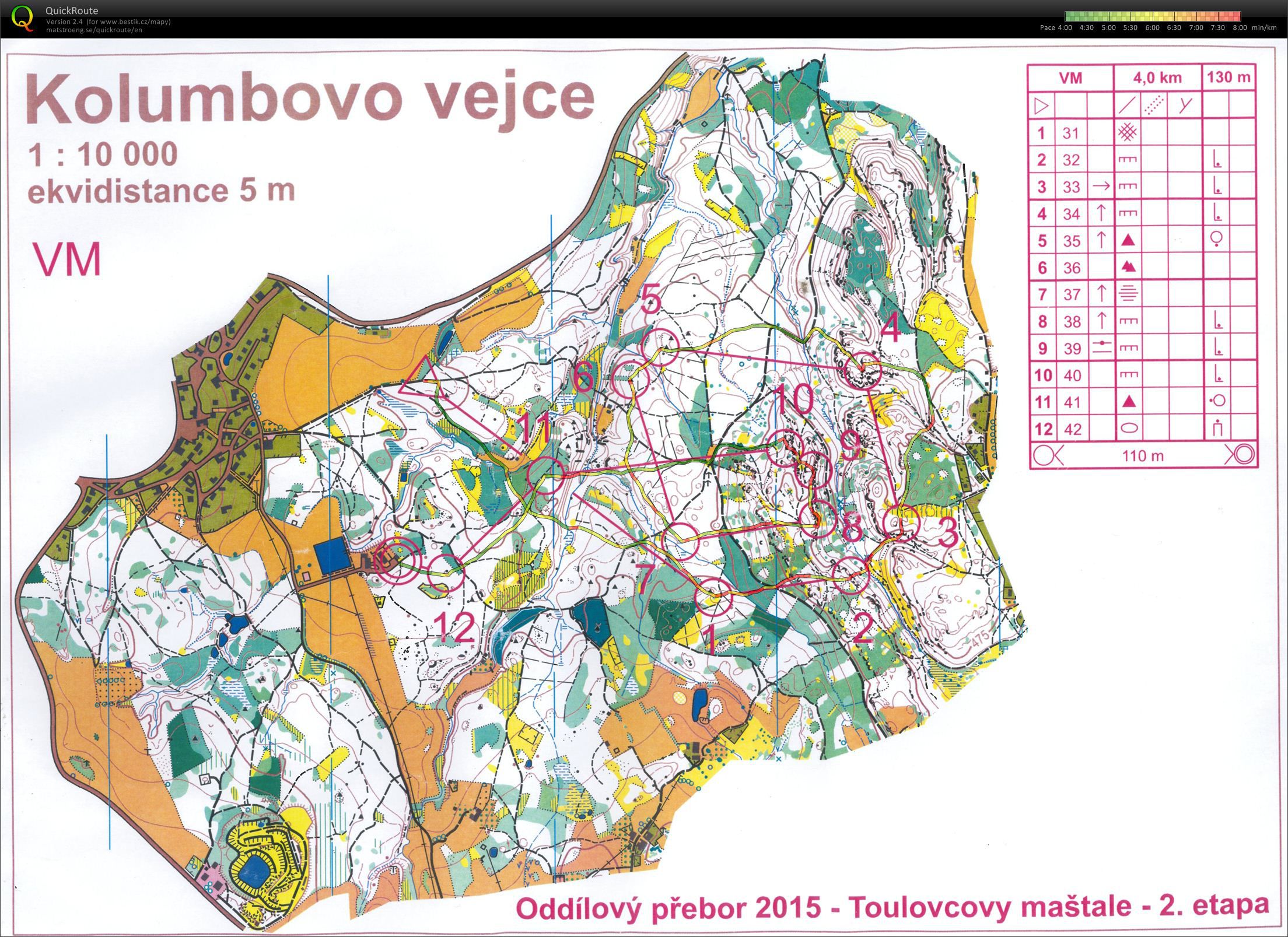 Oddílový přebor: E2 (08.11.2014)