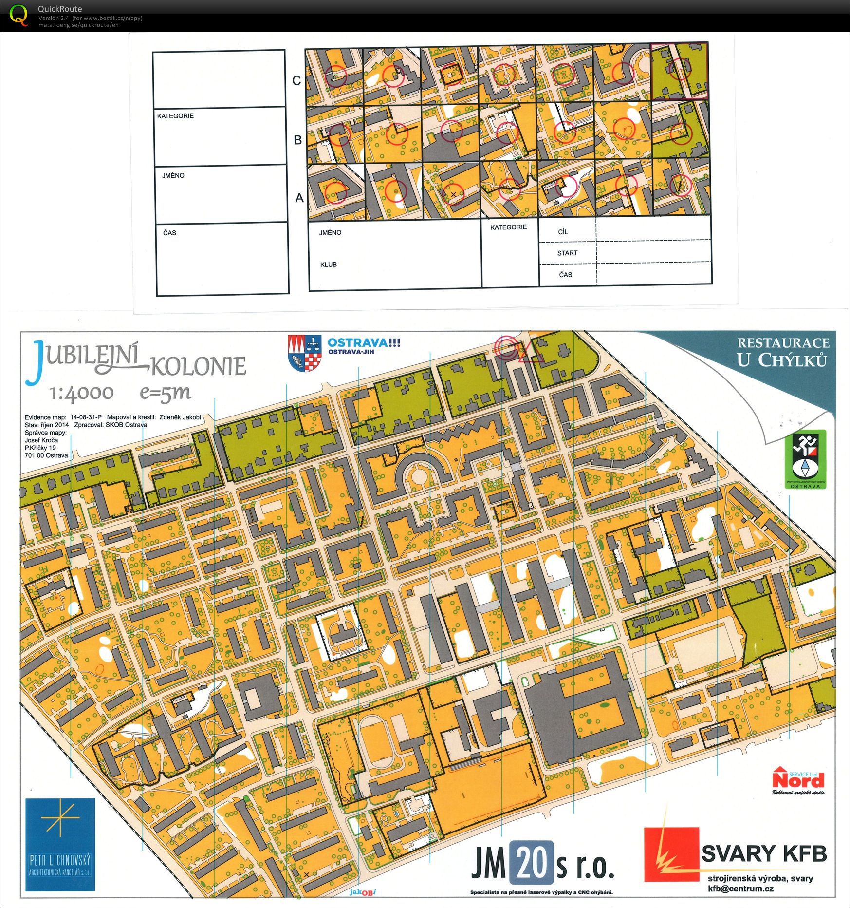 1.SZL - Mapová hra "A" (22.11.2014)