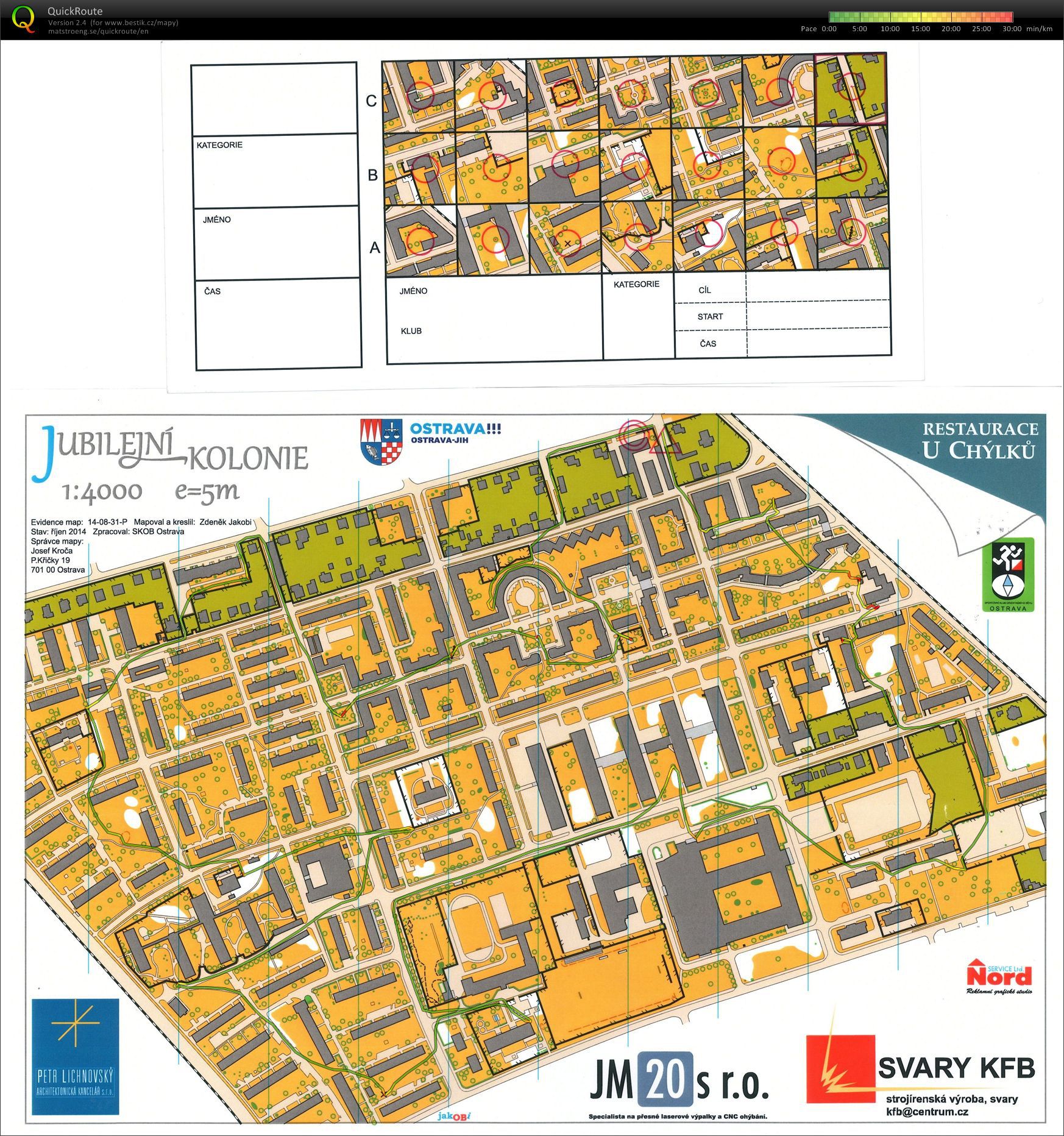 1.SZL - Mapová hra "A" (22.11.2014)