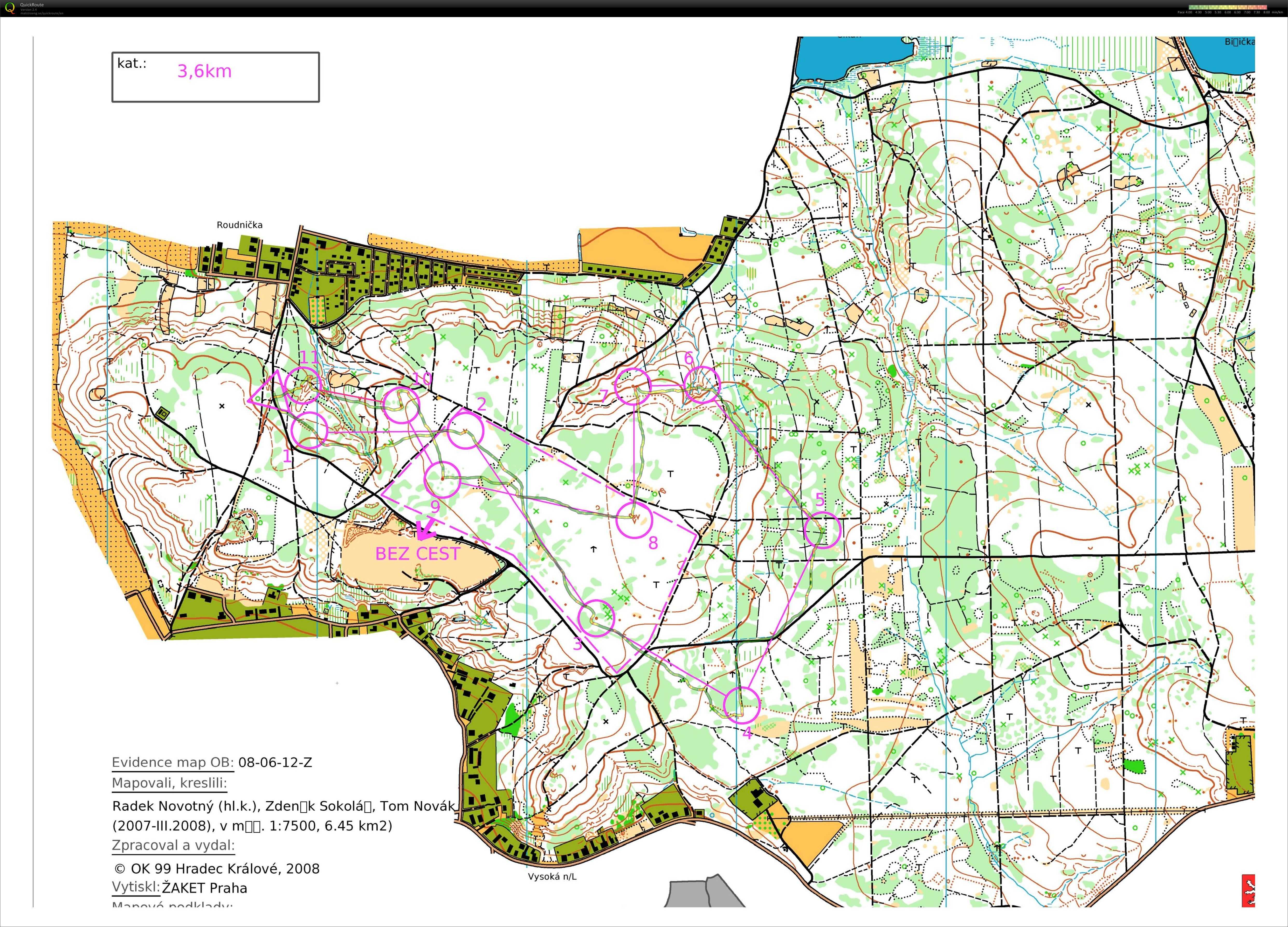 Mapáč Roudnička 2. okruh (14.03.2015)