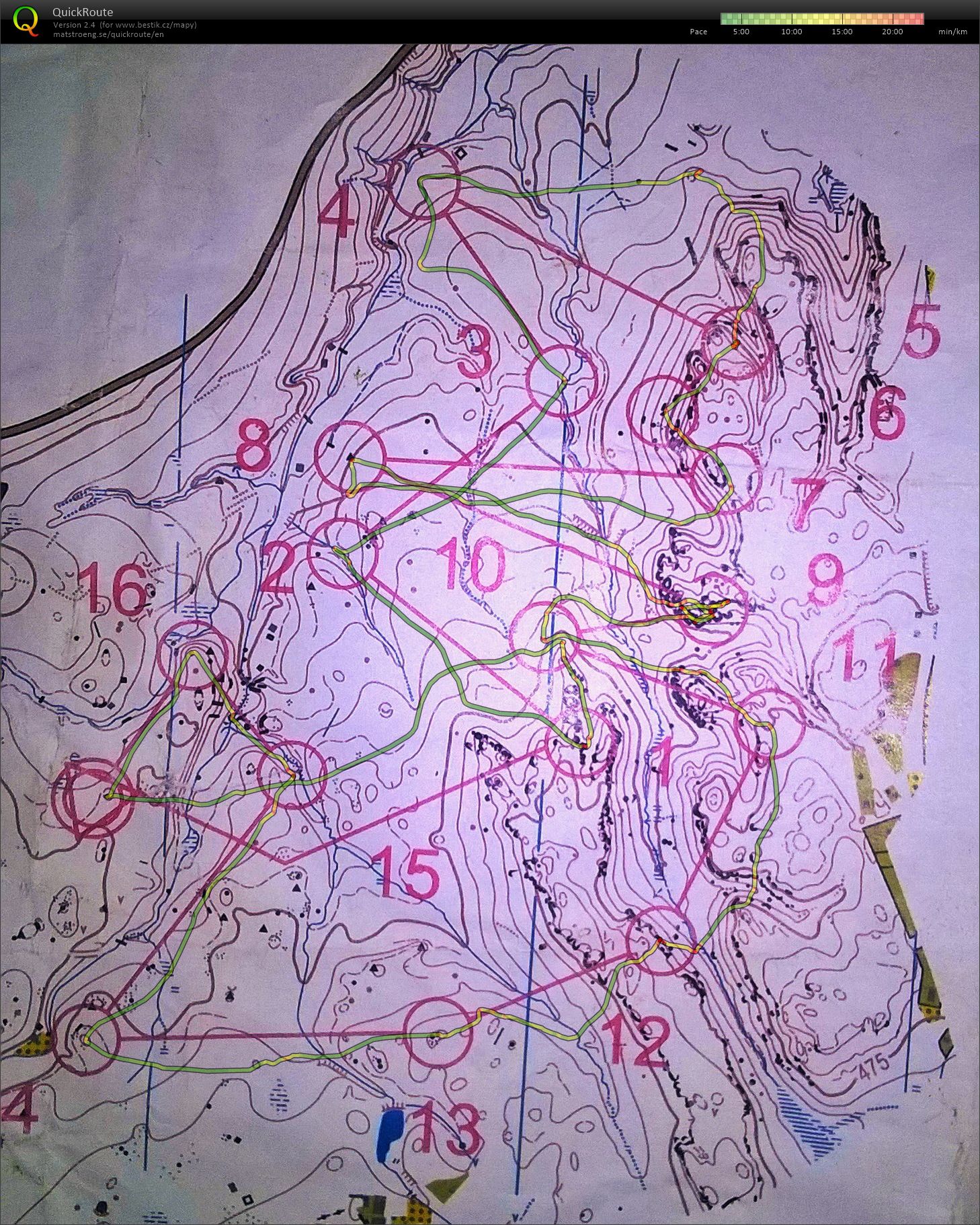 Velikonočko: Vrstevnicovka (03.04.2015)
