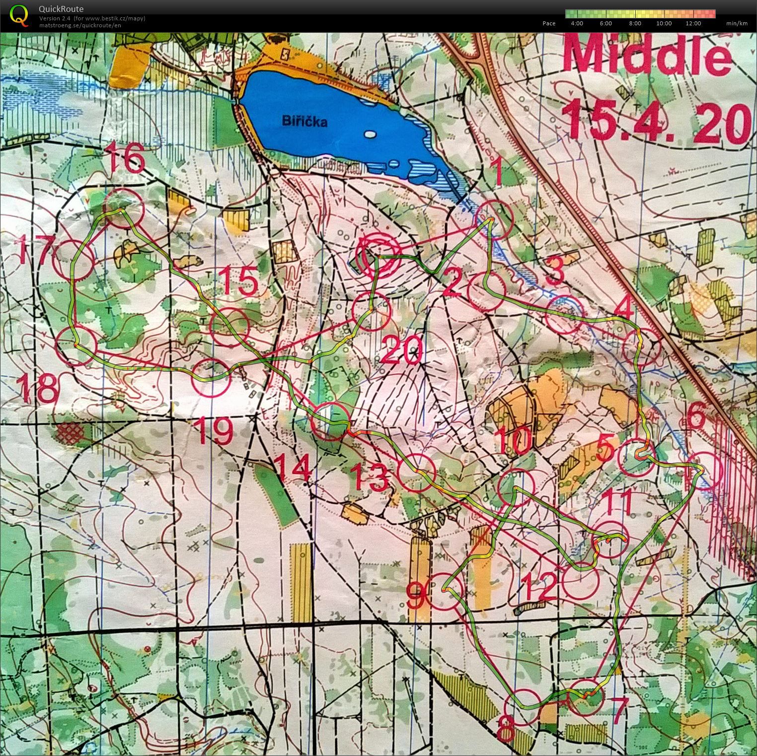 1. trénink scm - middle (15.04.2015)