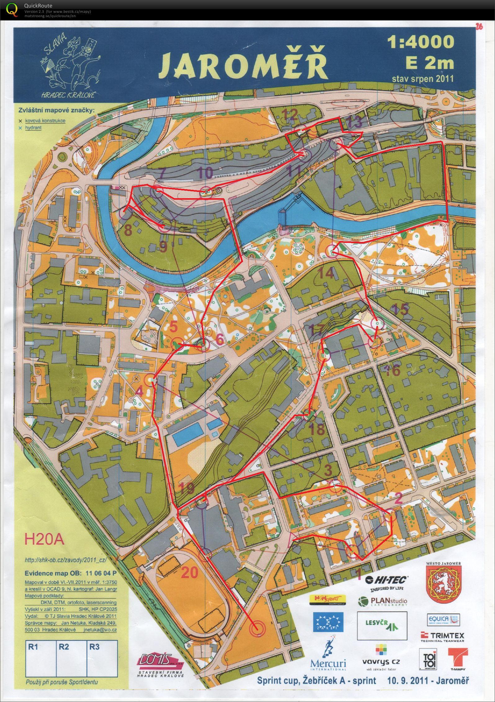 3. sprintový trénink - Jaroměř (21.04.2015)
