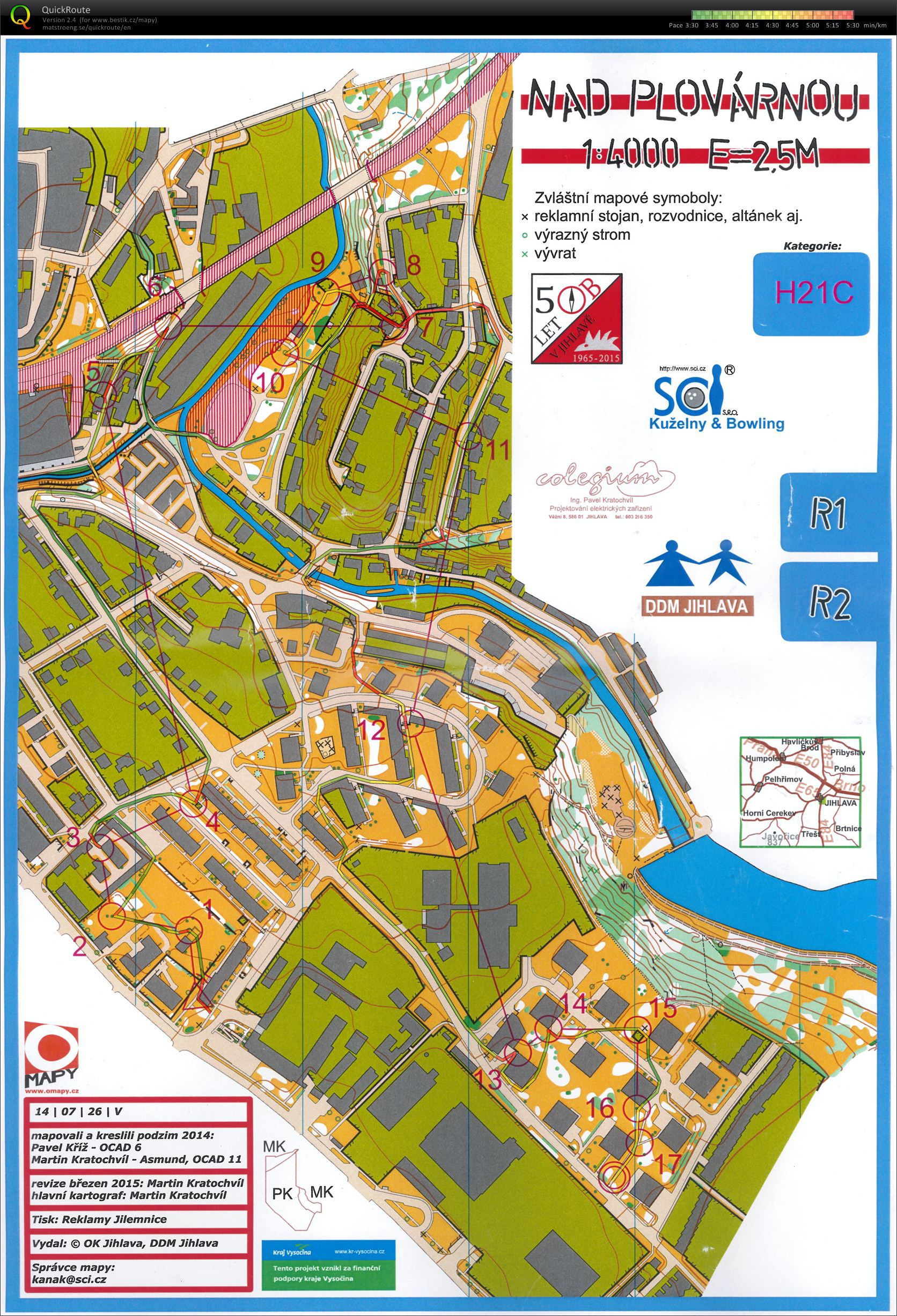 M Vysočiny: sprint (18.04.2015)