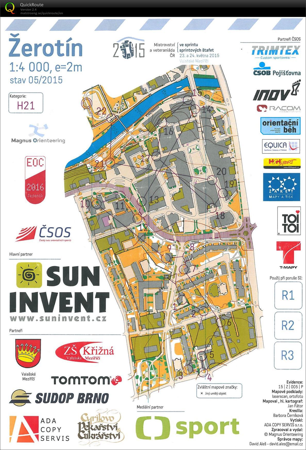 MČR sprint (23.05.2015)