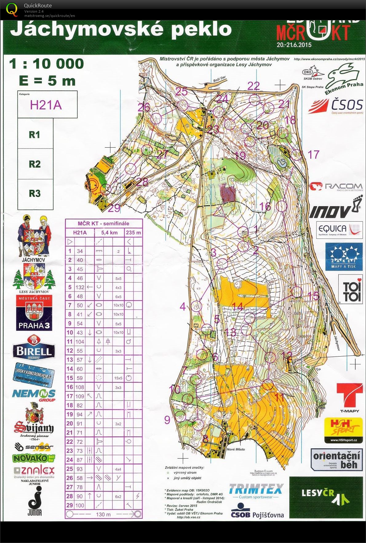 MČR KT semifinále H21A (20.06.2015)