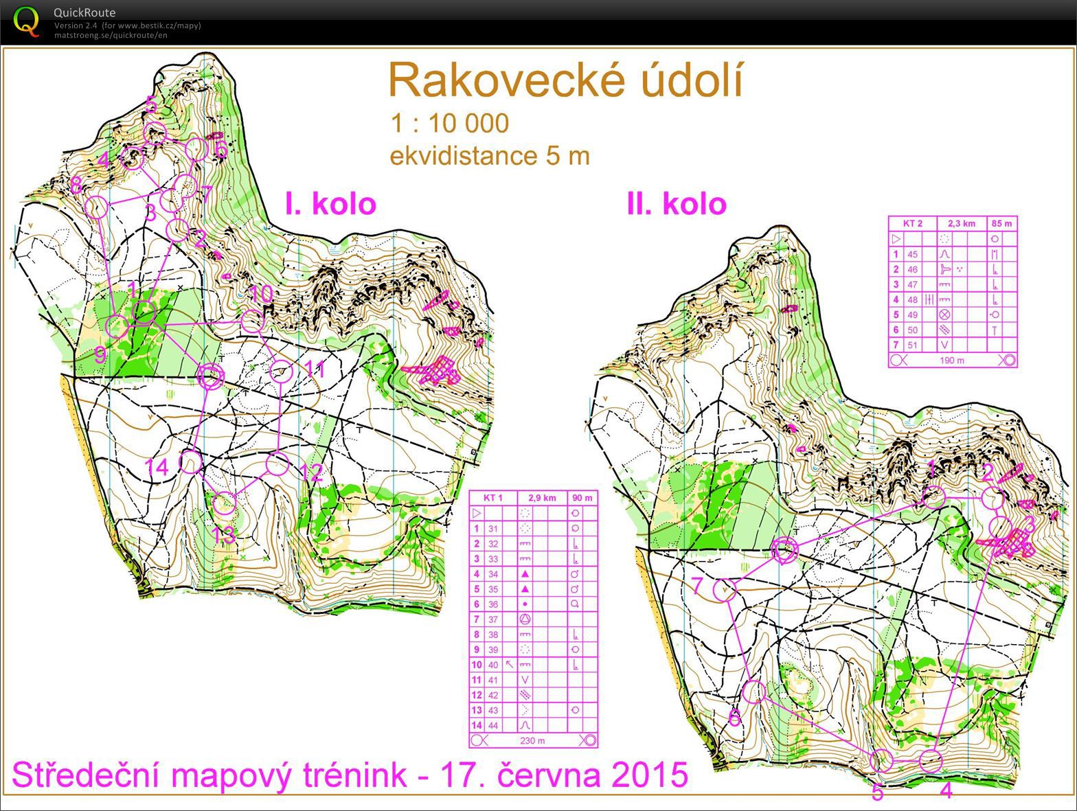 ZBM trénink: Dvoukolový middle (17.06.2015)