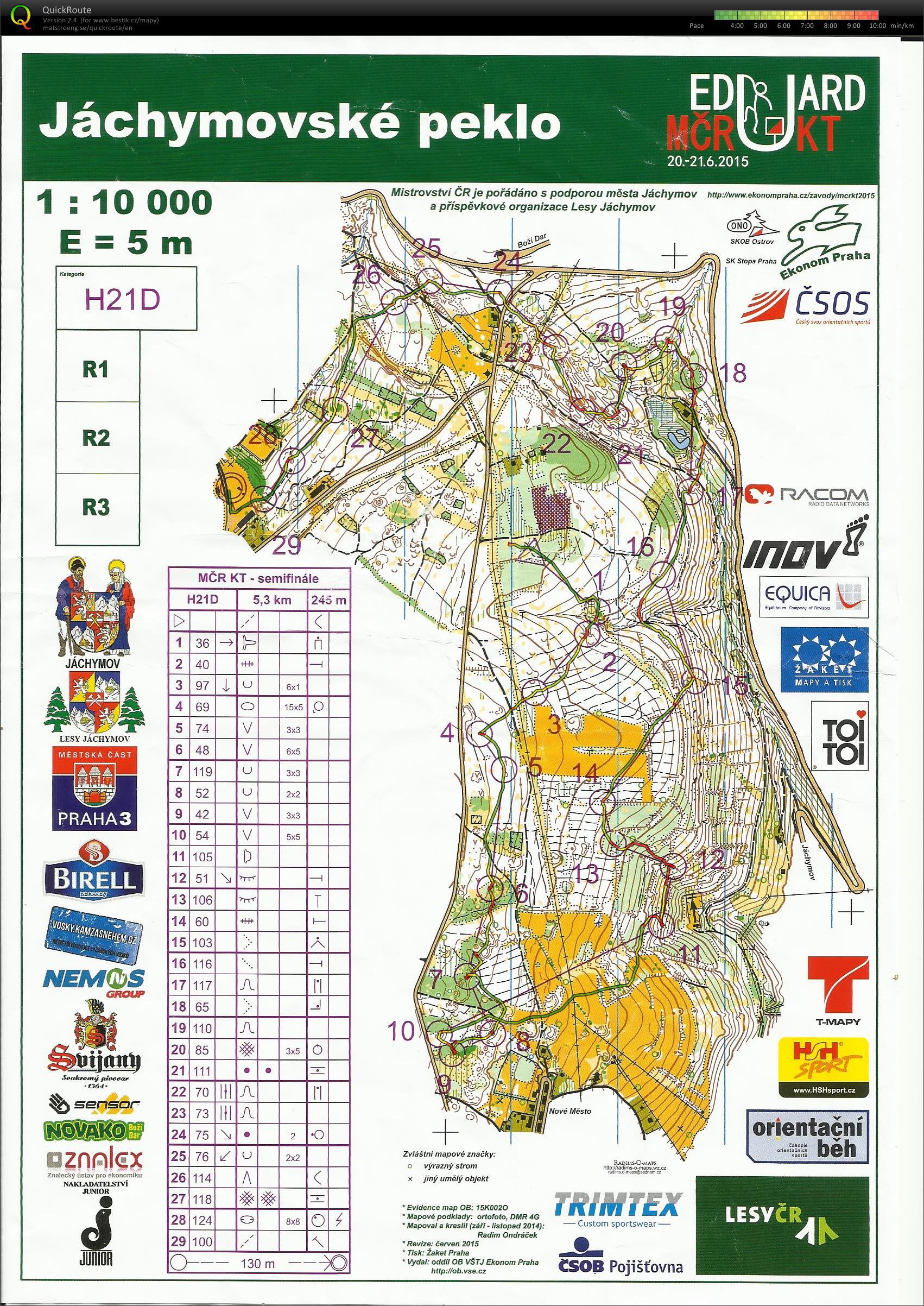MČR middle - kvalifikace (H21D) (20.06.2015)