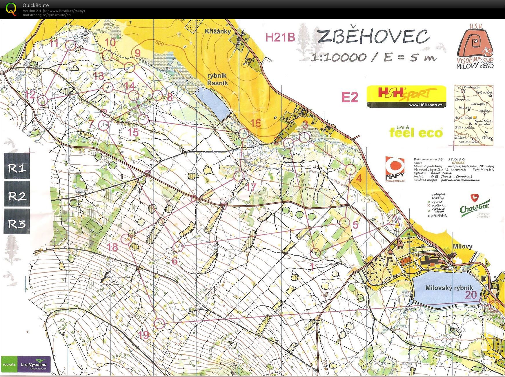 H.S.H. Vysočina cup - E2 (11.07.2015)