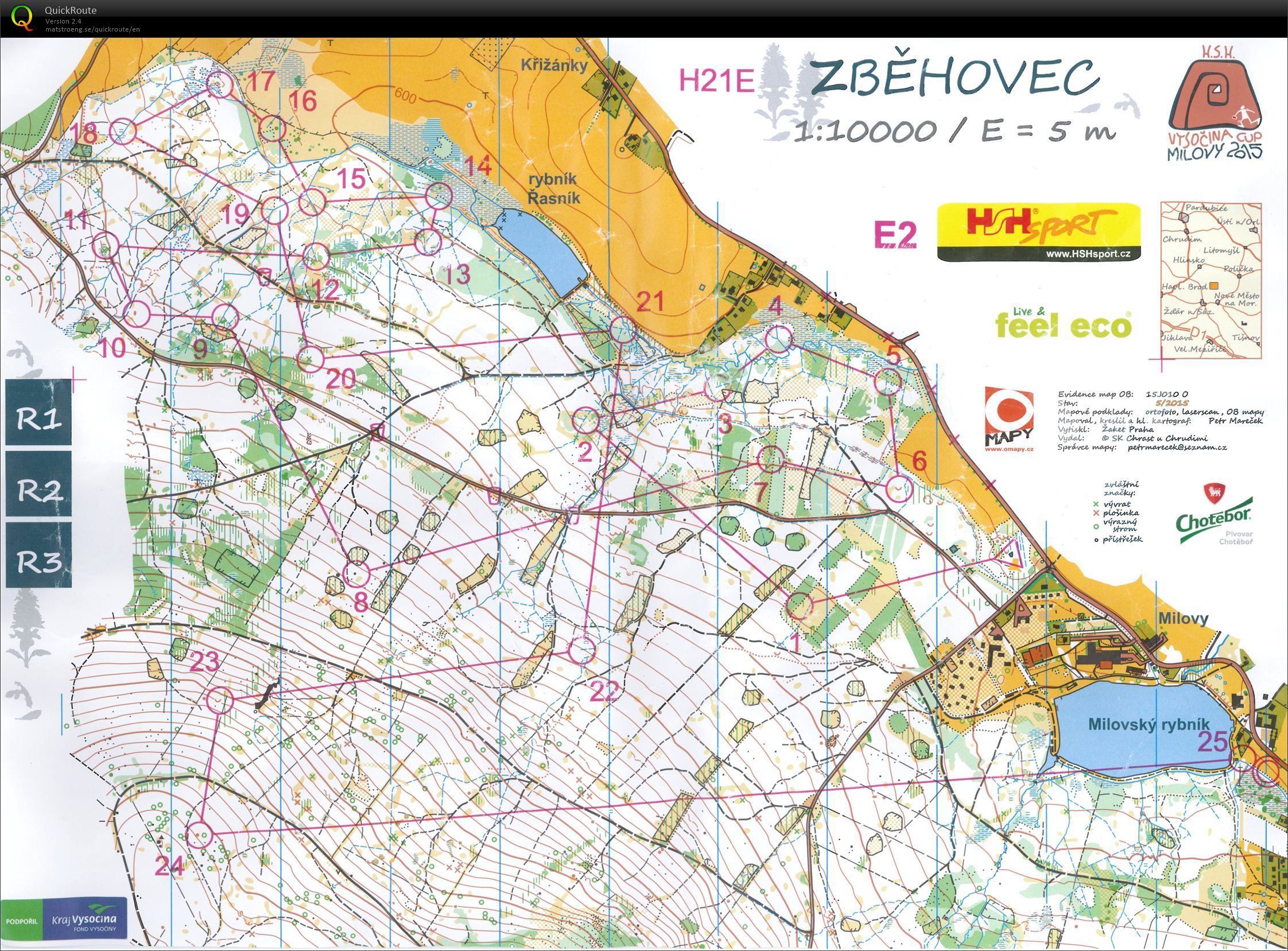 HSH Vysočina cup: E2 (11.07.2015)