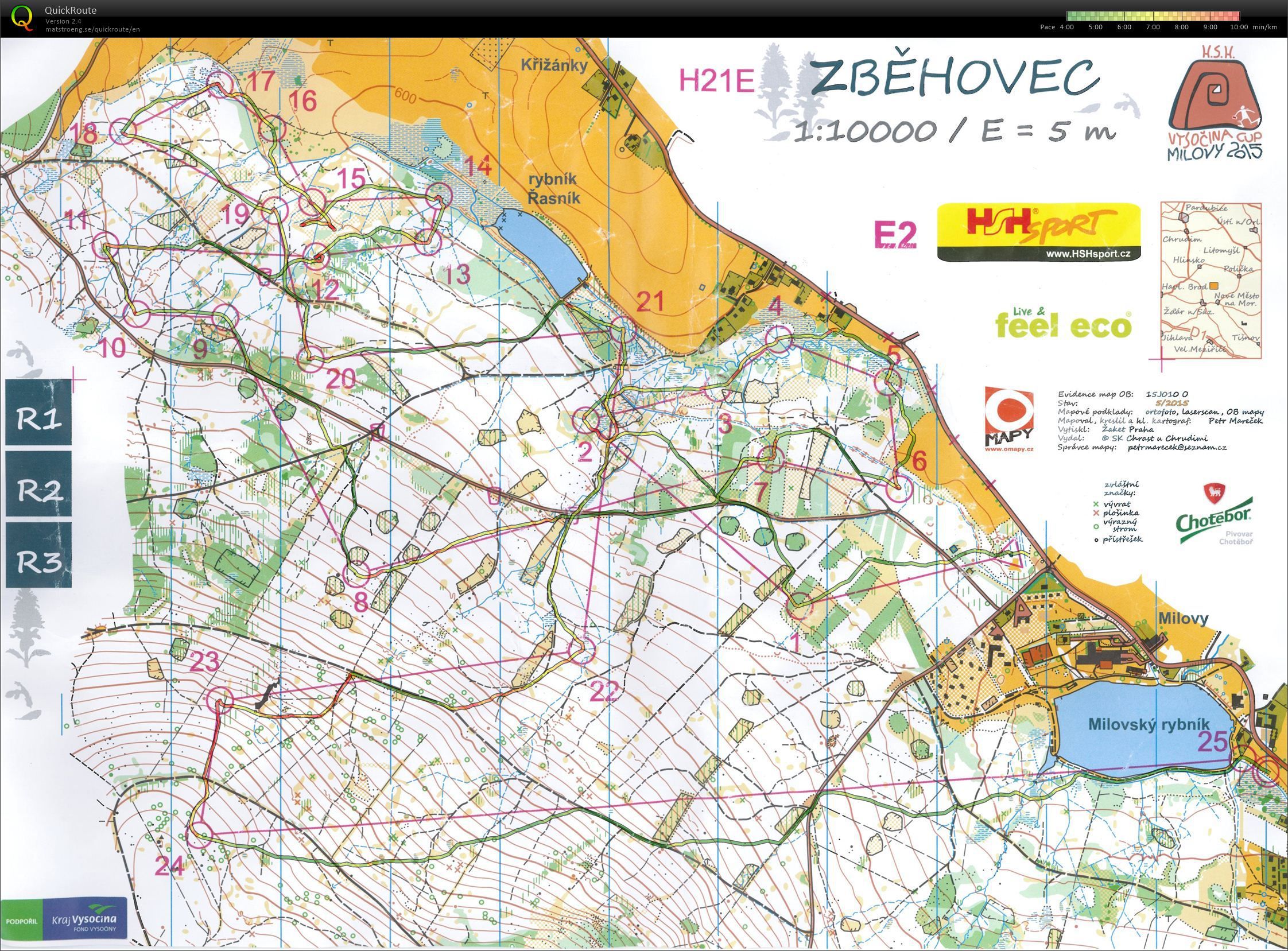 HSH Vysočina cup: E2 (11.07.2015)