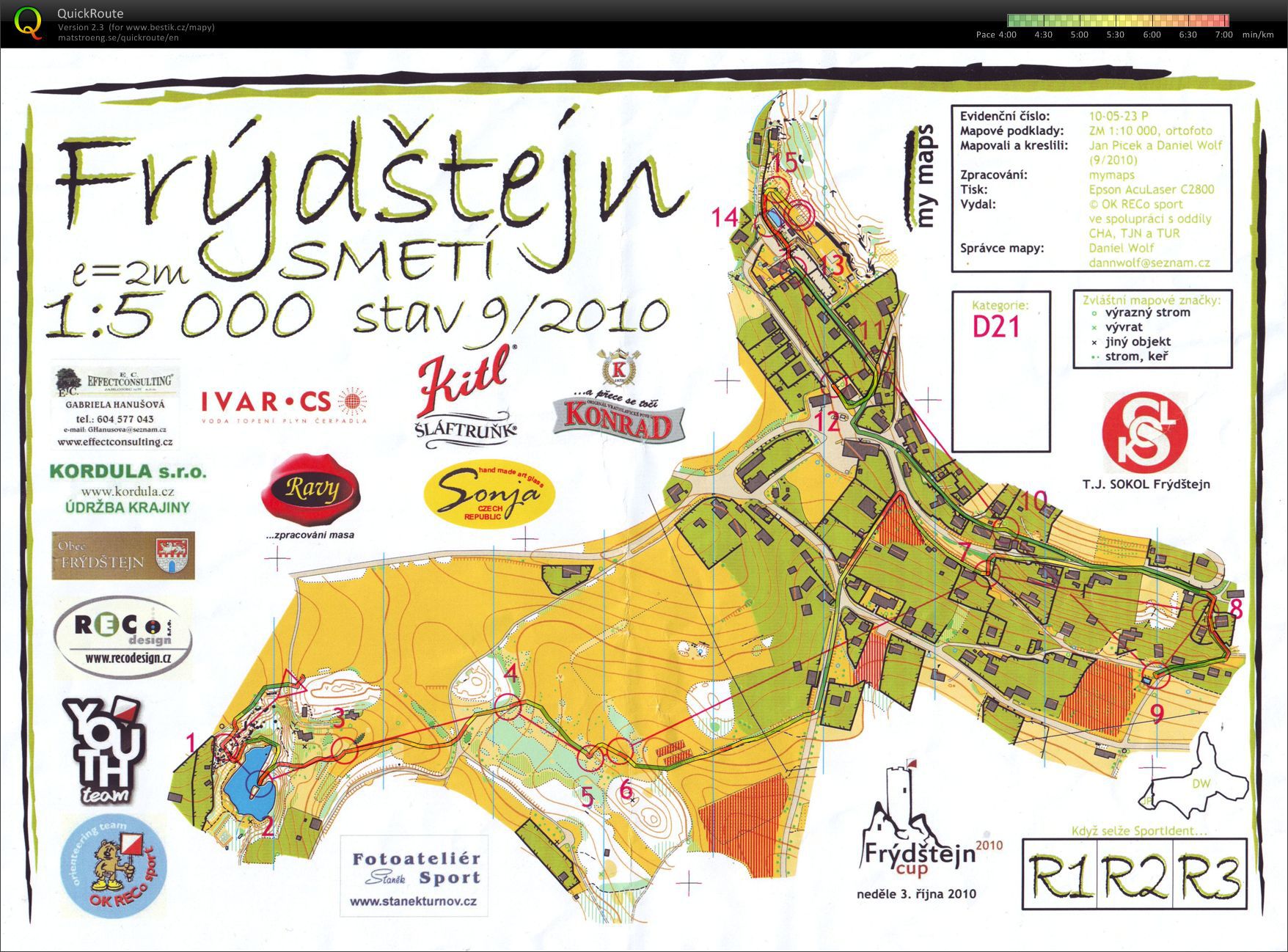 Ještědská oblasť - šprint  (03.10.2010)