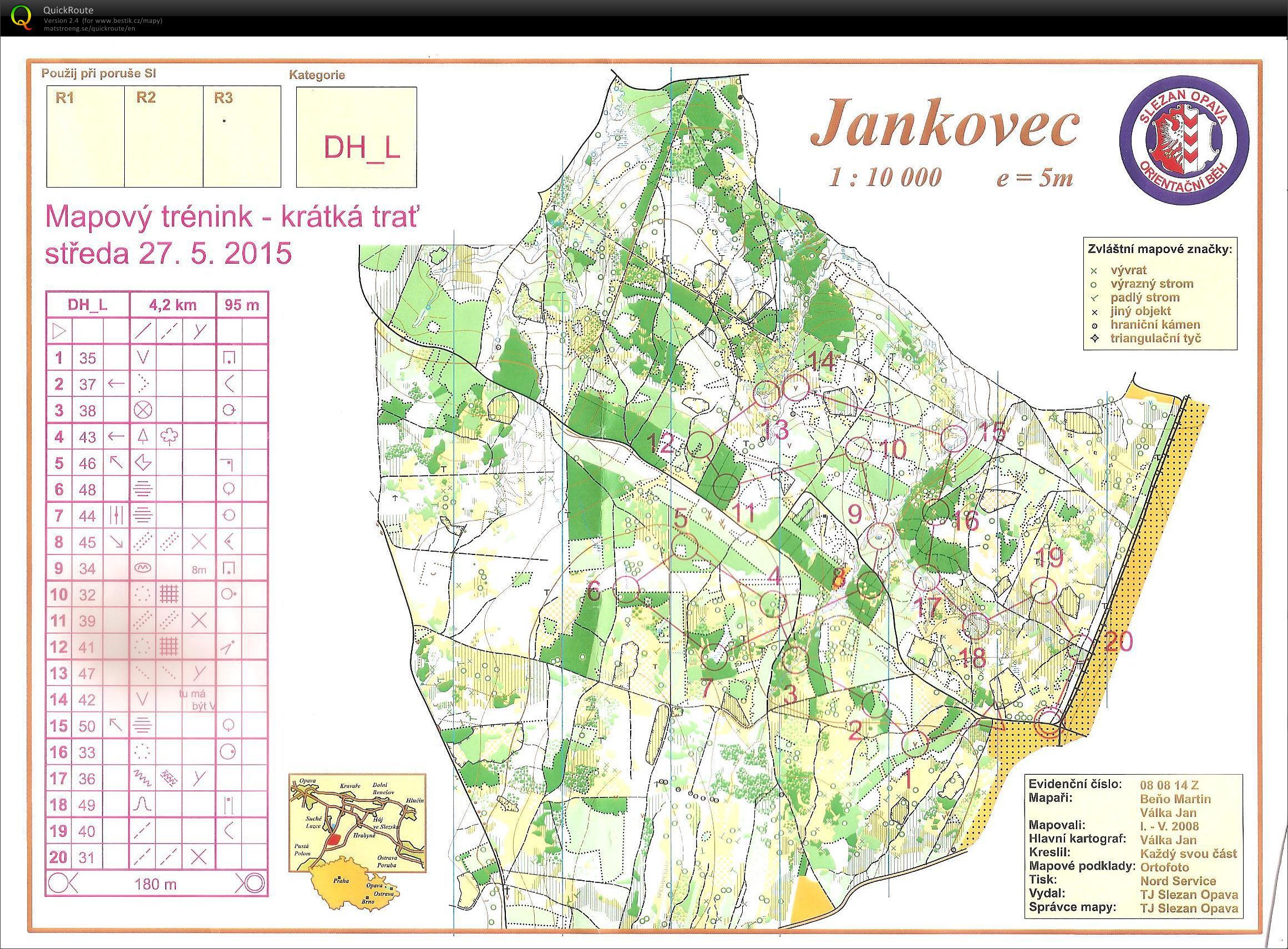 Mapový trénink (27.05.2015)