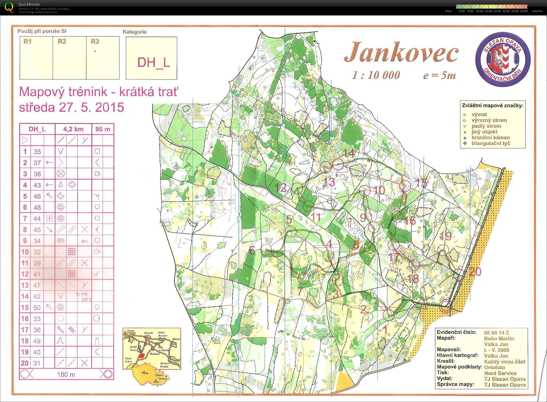 Mapový trénink (27.05.2015)